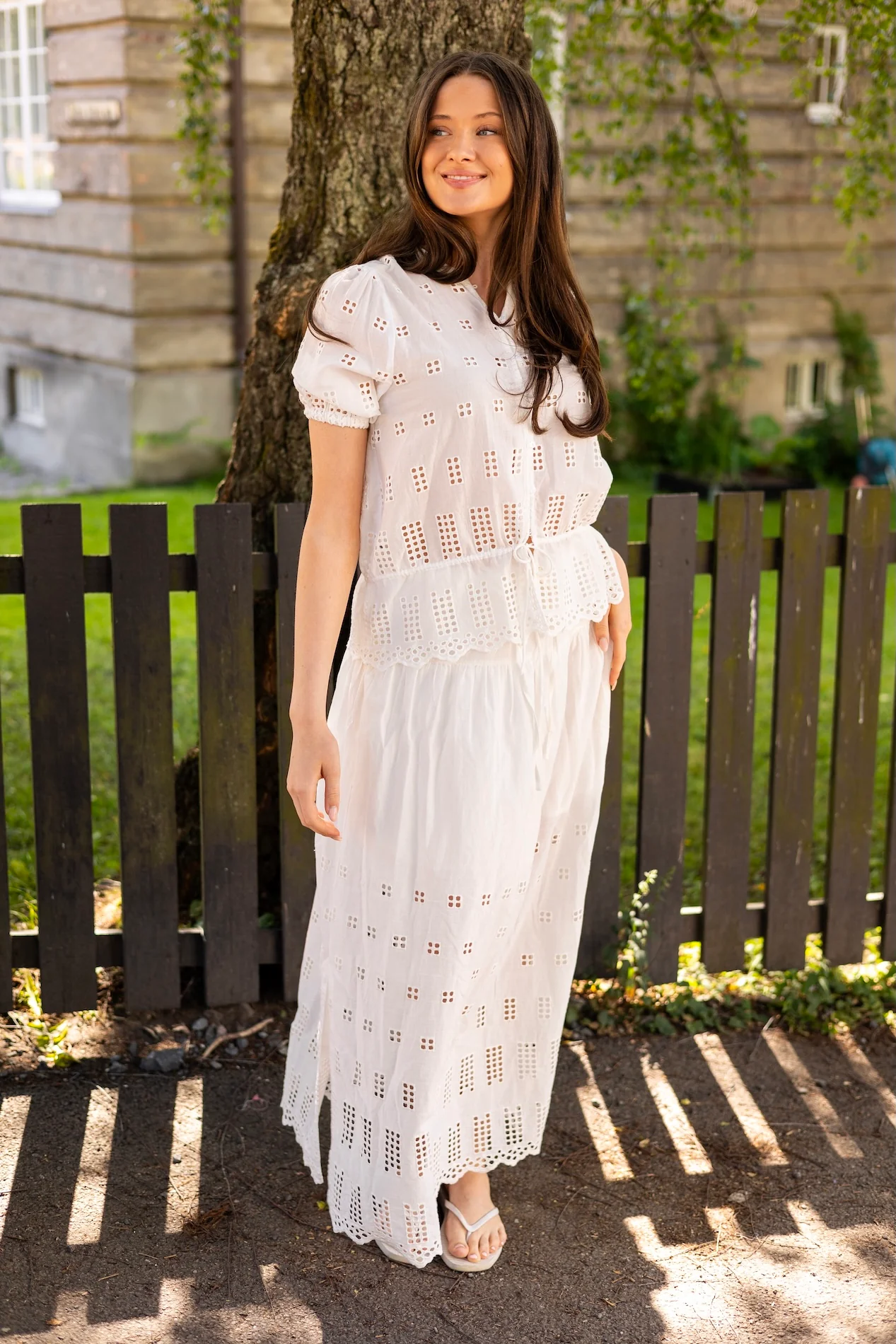 Elenore Skirt White Alyssum - Image 4