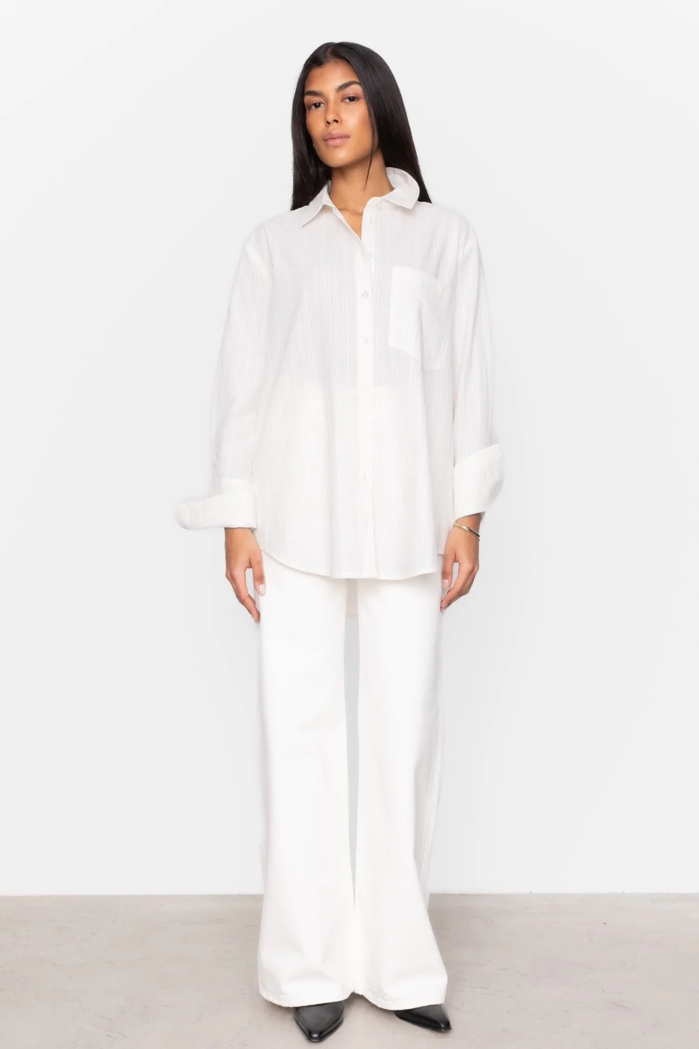 Bibi Crepe Shirt White - Image 2