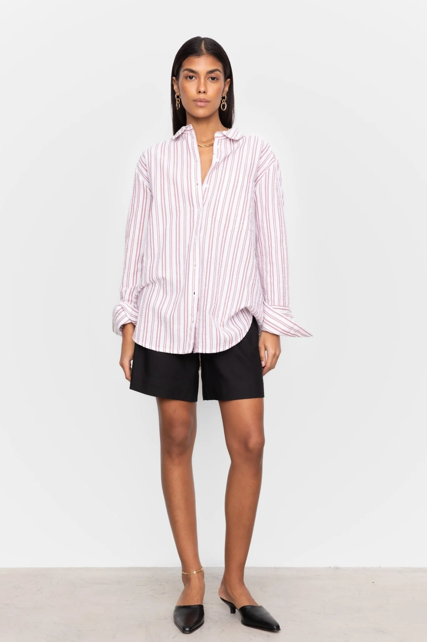 Bibi Crepe Shirt Terracotta - Image 5