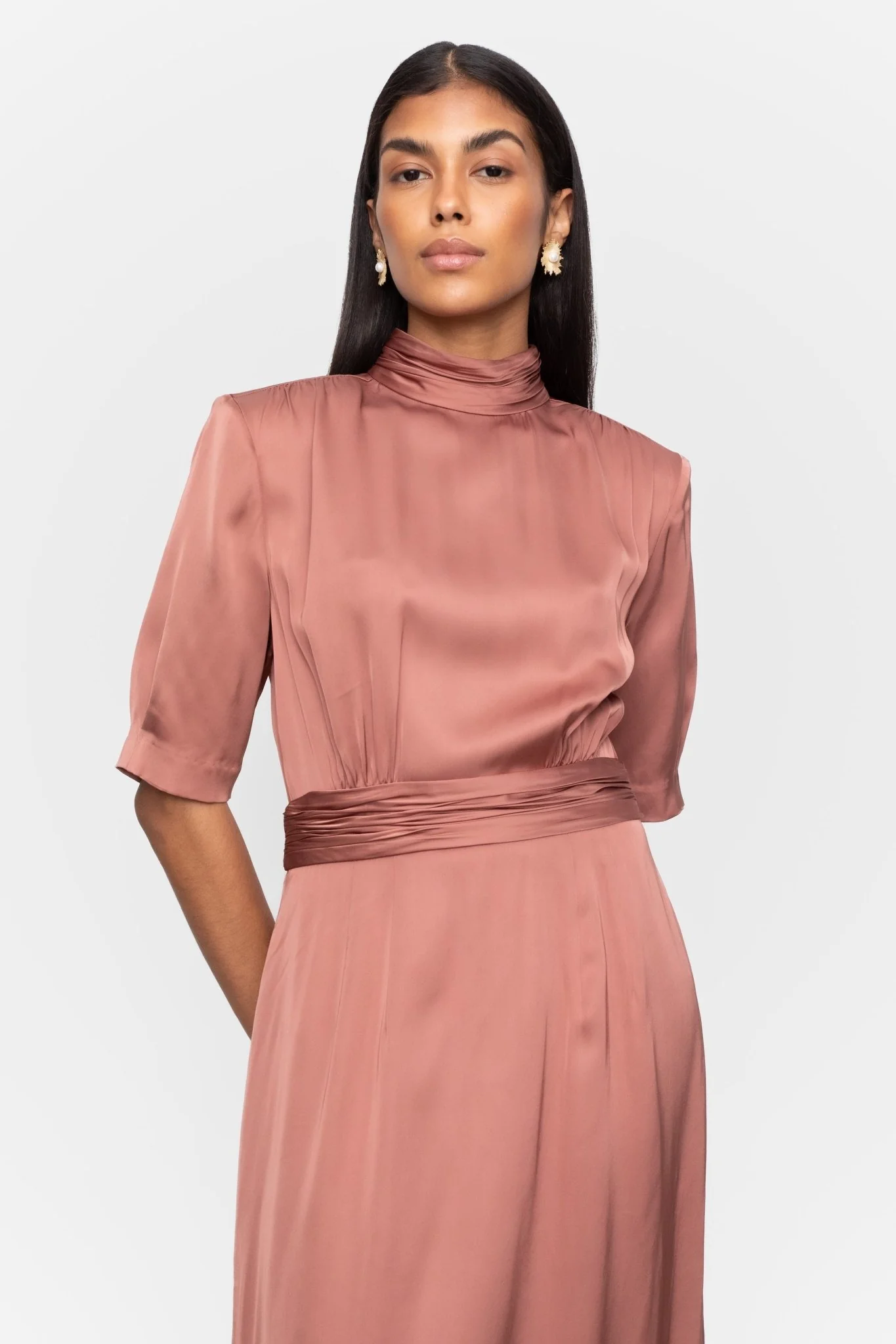Beronia Dress Terracotta - Image 3