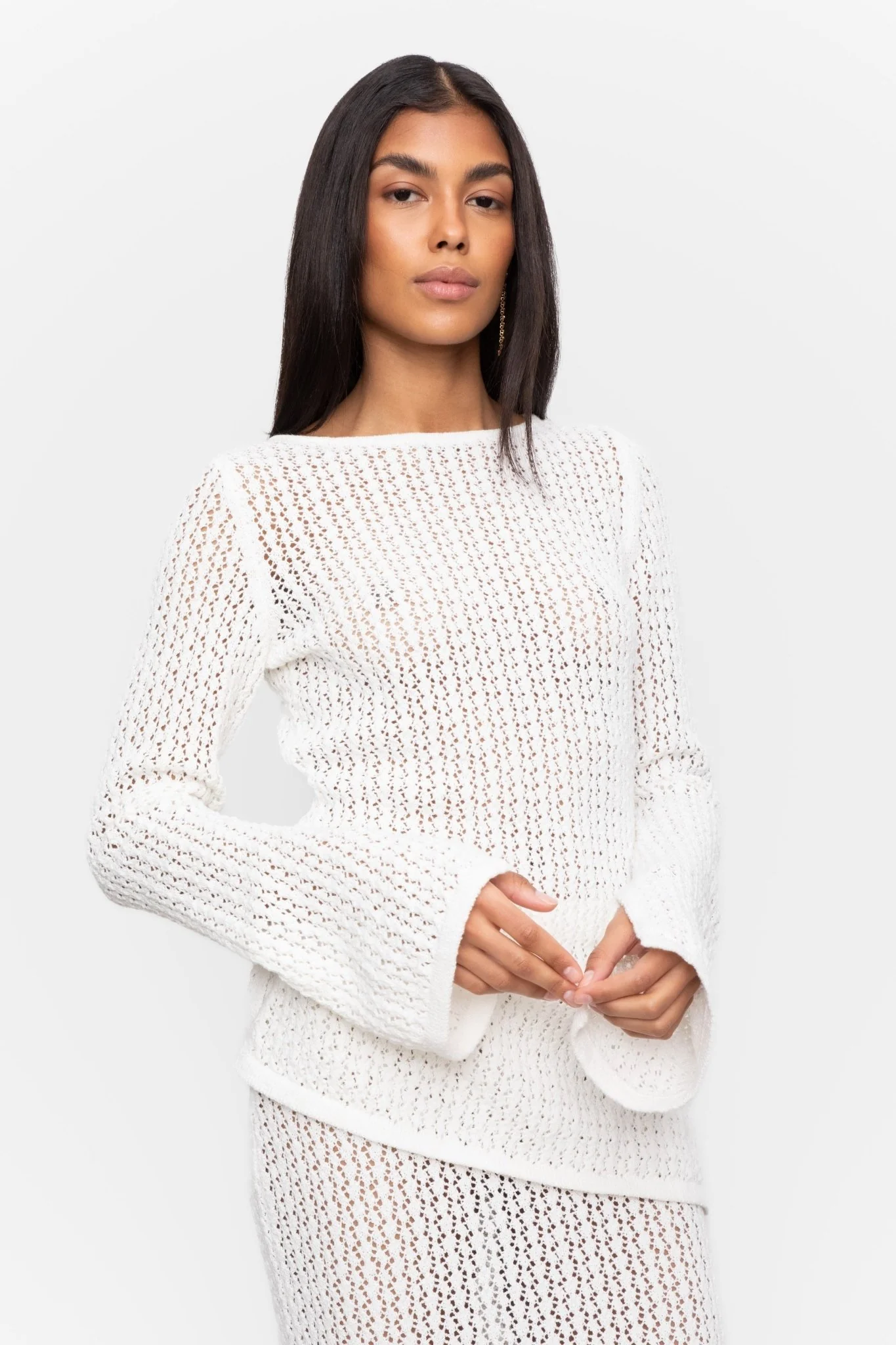 Rosana Knit White