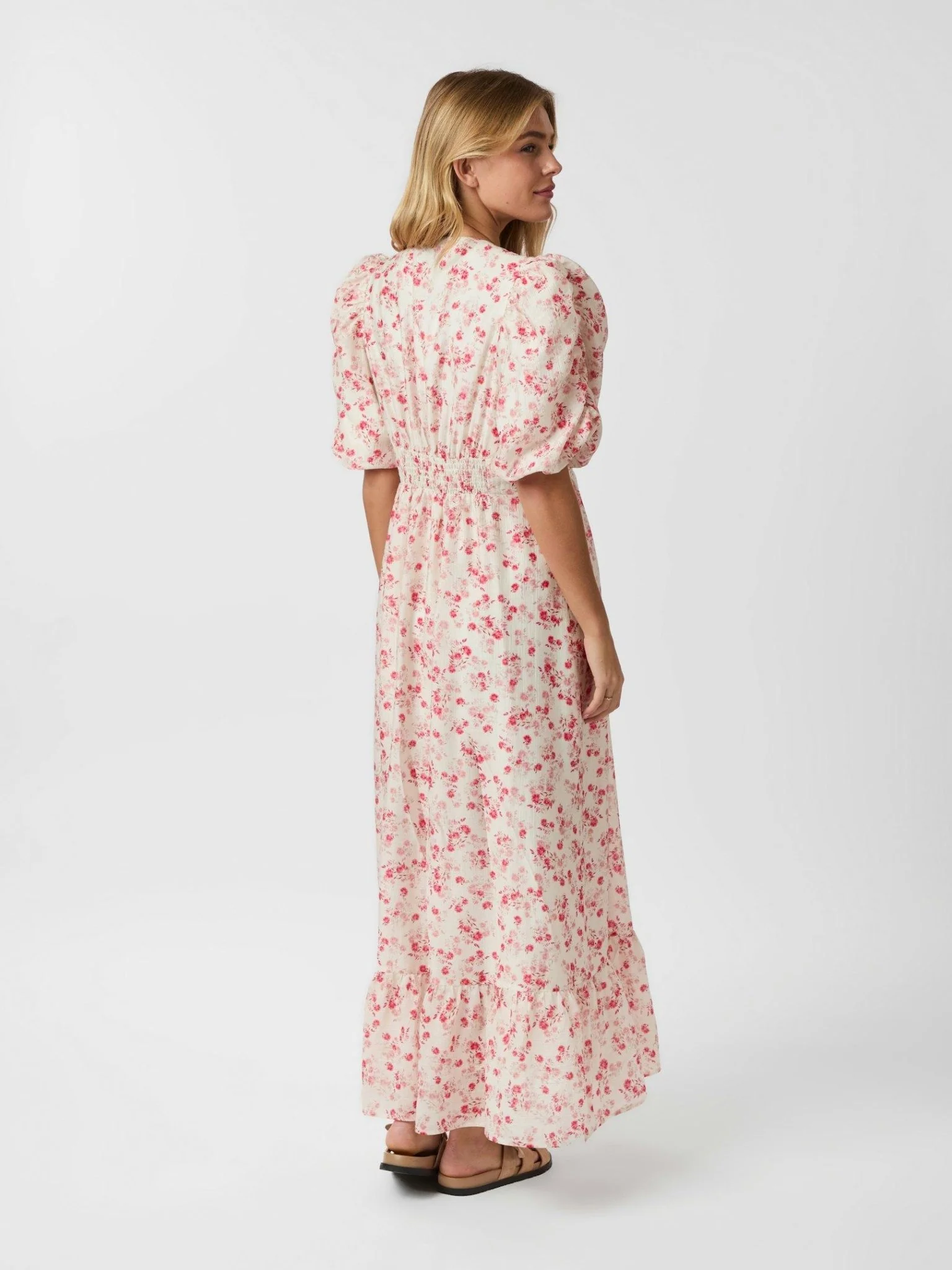 Rilana Pretty Flower Dress Red - Image 6