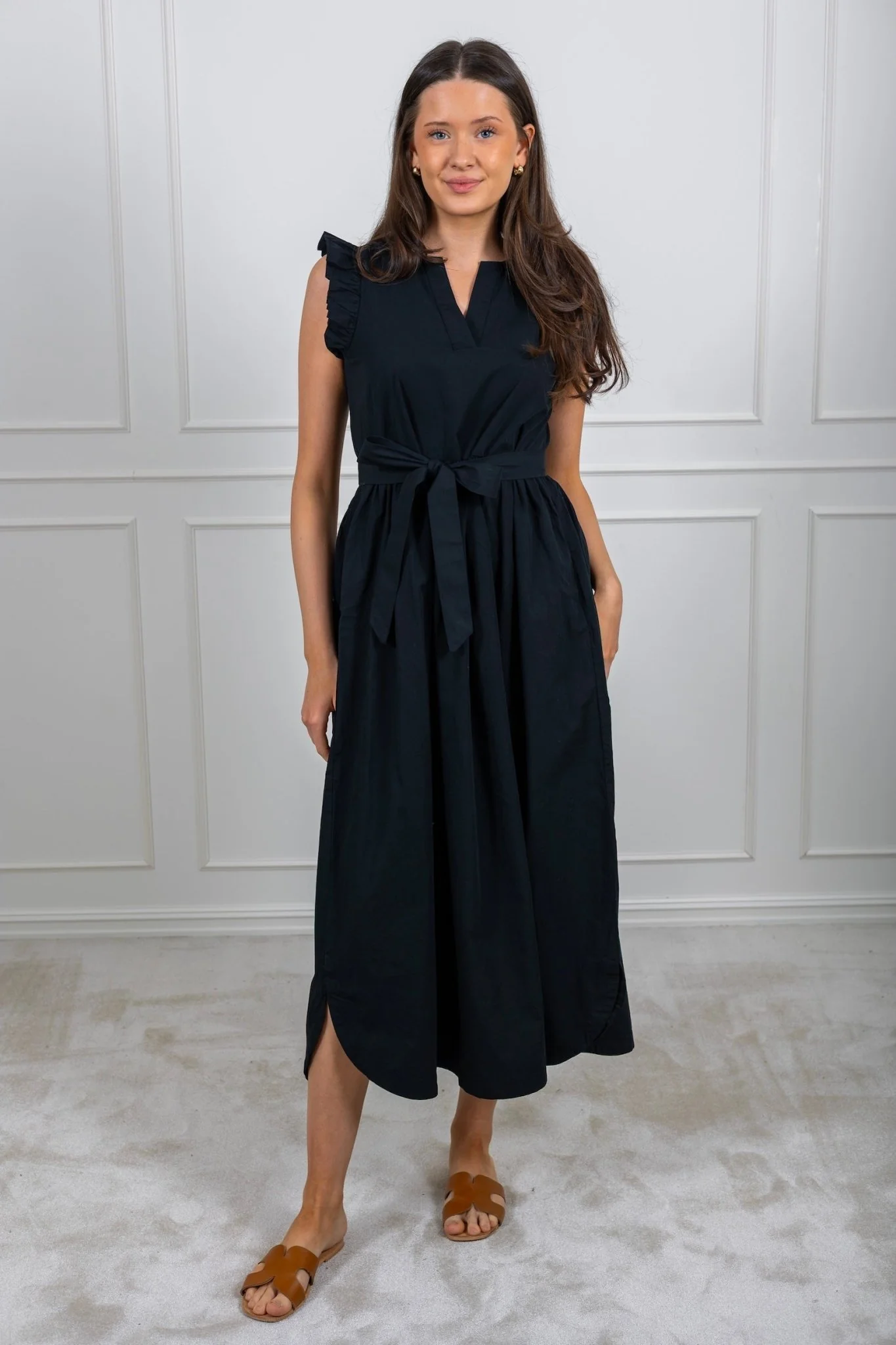 Blair-Ida Sl Long Dress Black - Image 3