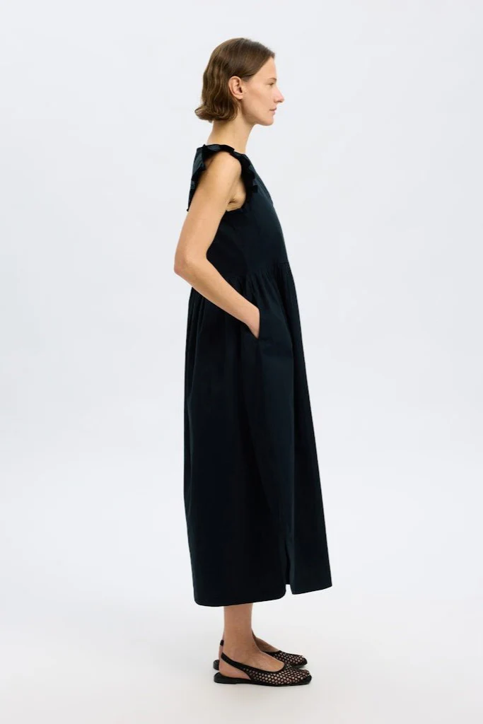 Blair-Ida Sl Long Dress Black - Image 7