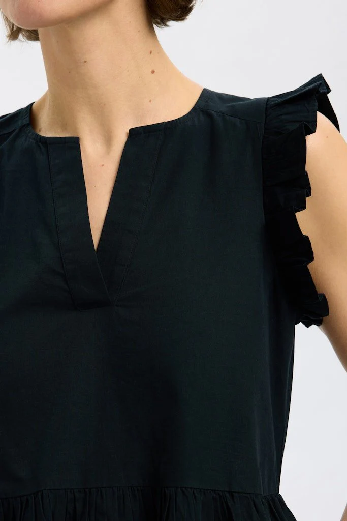 Blair-Ida Sl Long Dress Black - Image 9