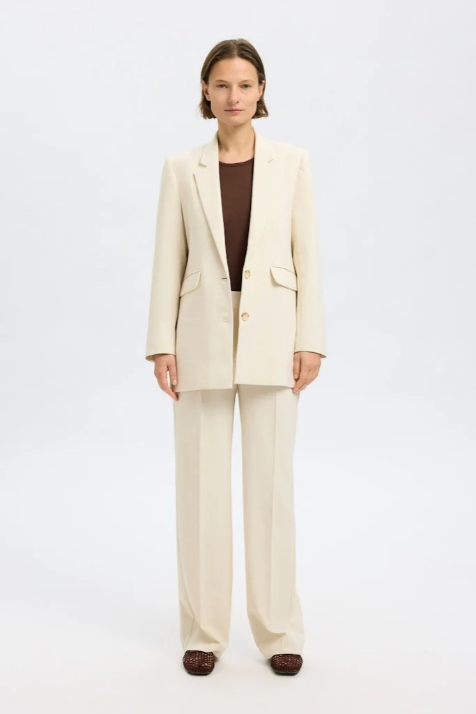 Rita Ls Relaxed Blazer Pd Birch - Image 8