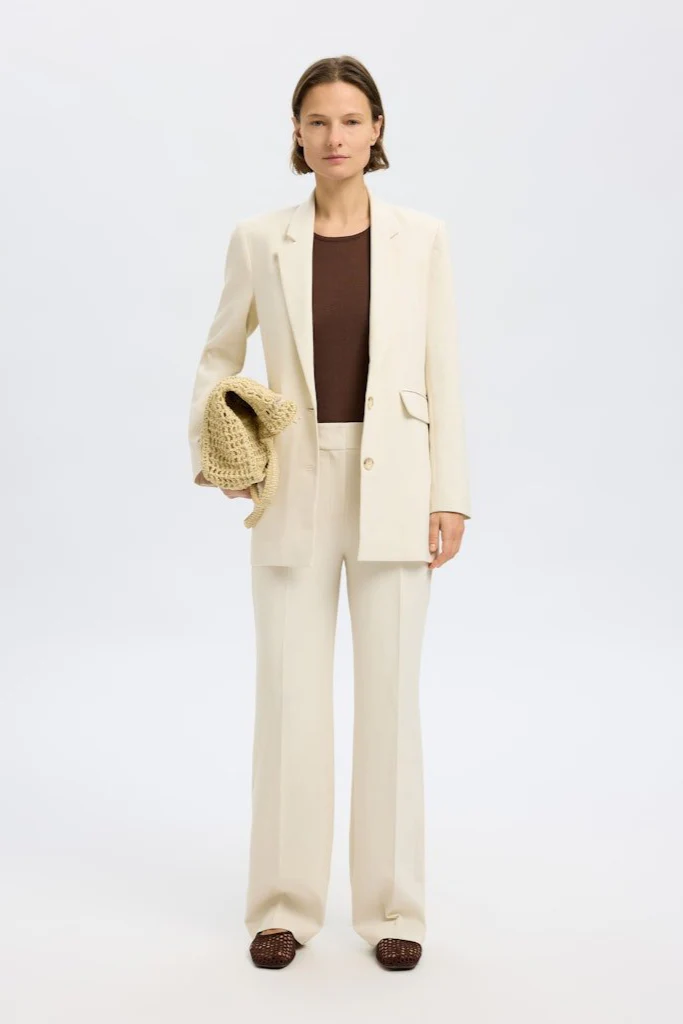 Rita Ls Relaxed Blazer Pd Birch - Image 9