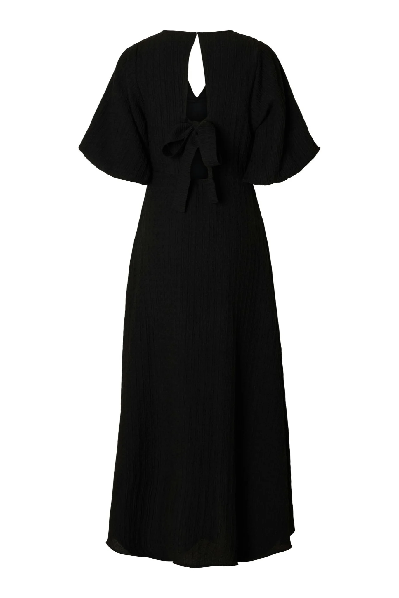 Maddie Ss Midi Dress Black - Image 4