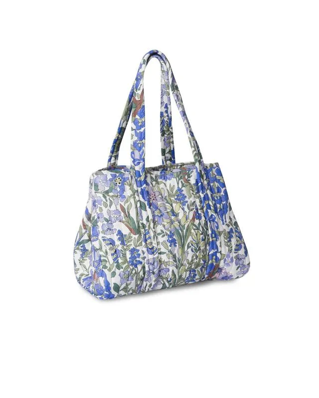 Tote Bag Large Blue Garden