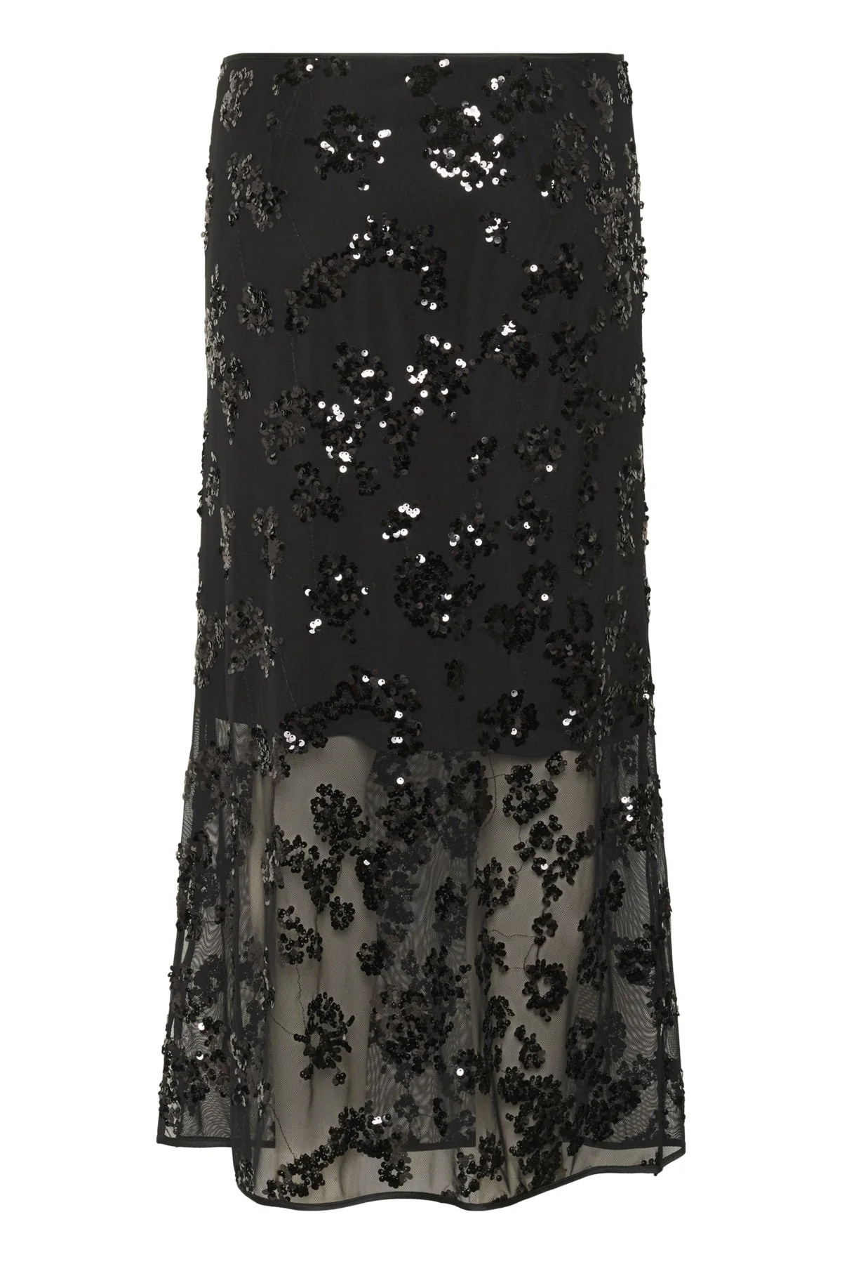 Vivika Skirt Black Sequins On Mesh - Image 2