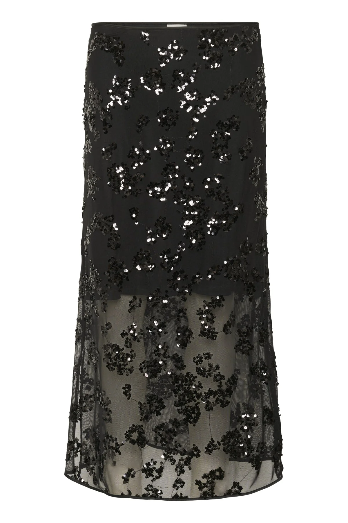 Vivika Skirt Black Sequins On Mesh - Image 8
