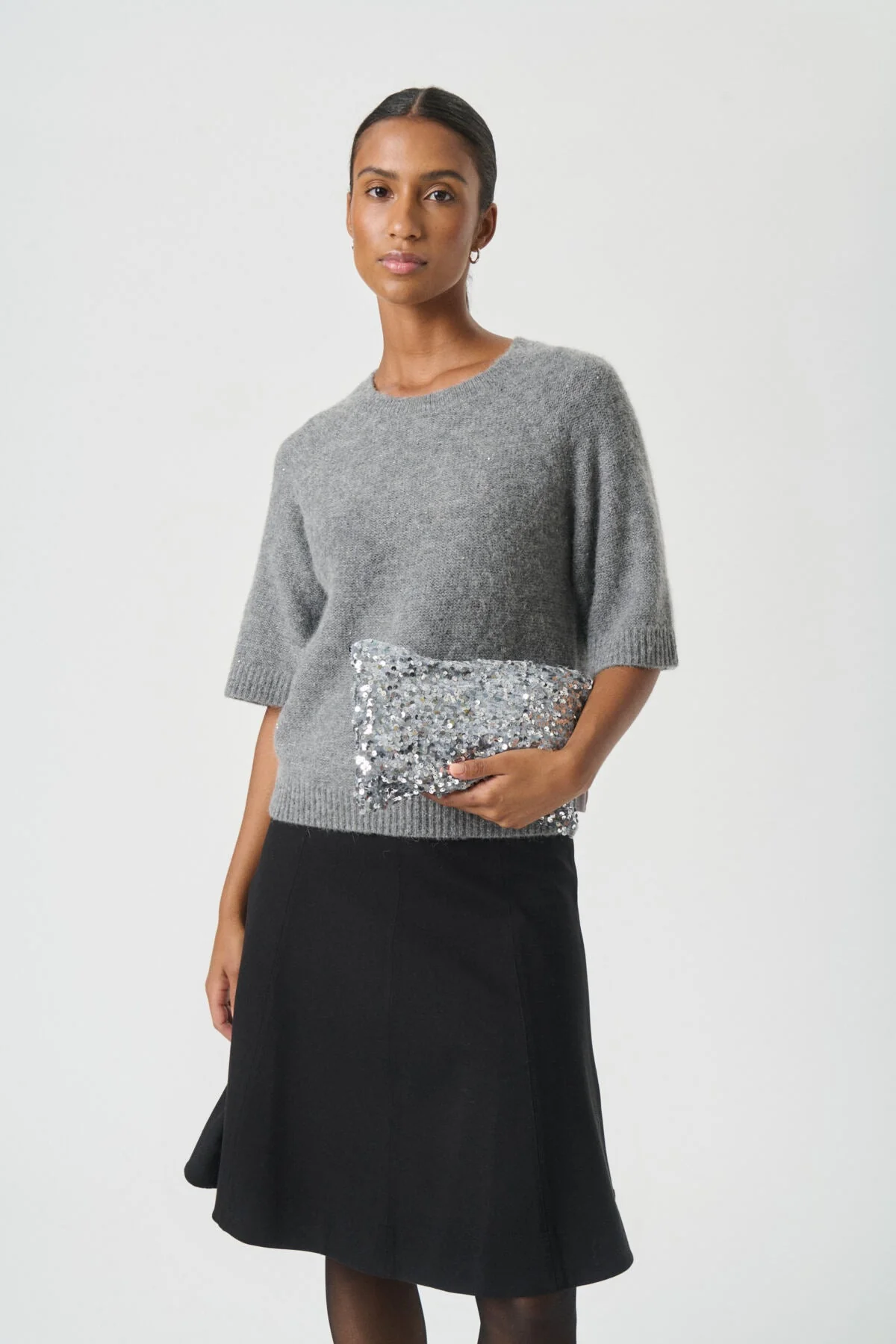 Denia Bag Silver Sequins Mix - Image 2