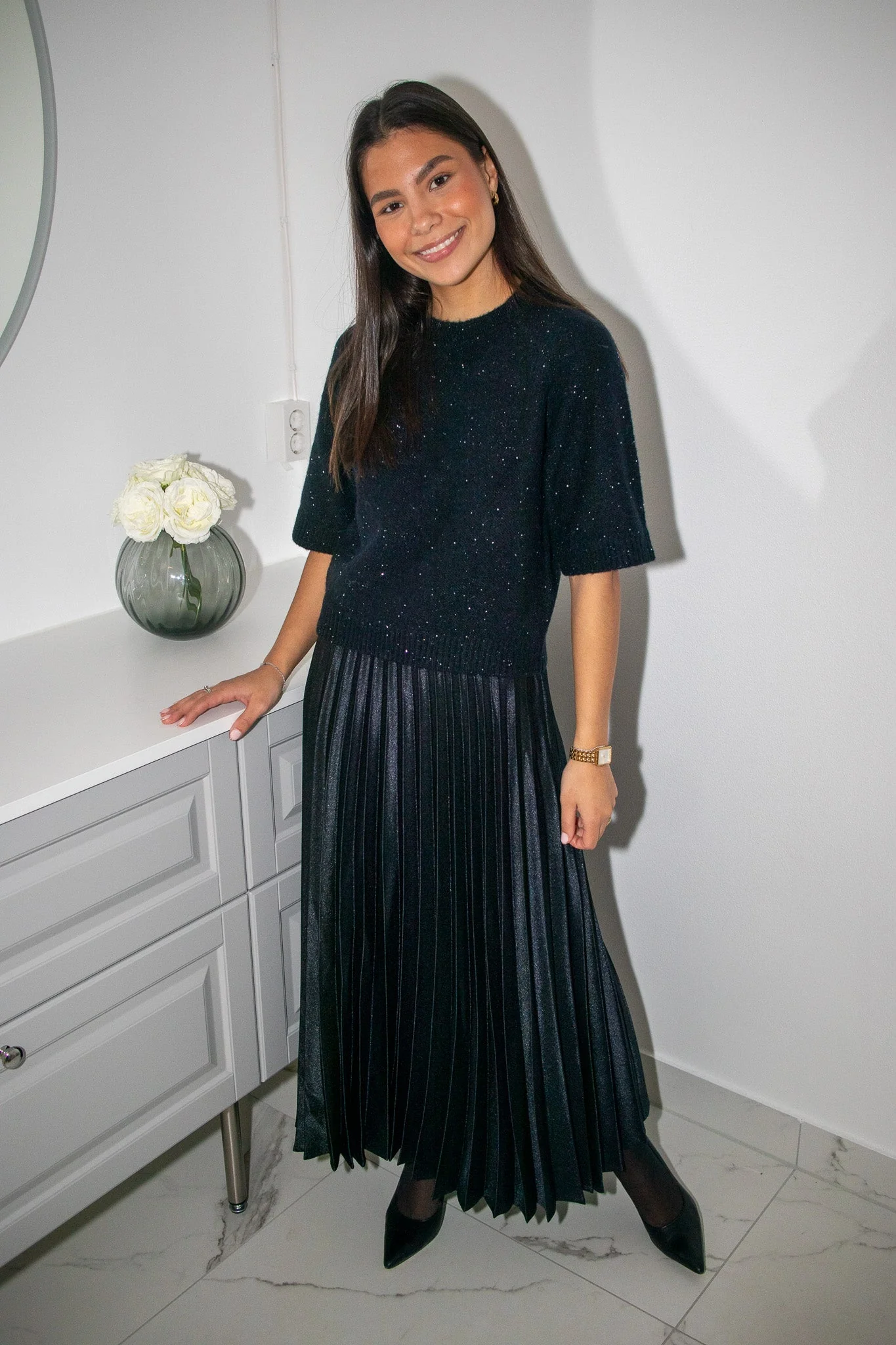 Violetta Skirt Dark Navy - Image 4