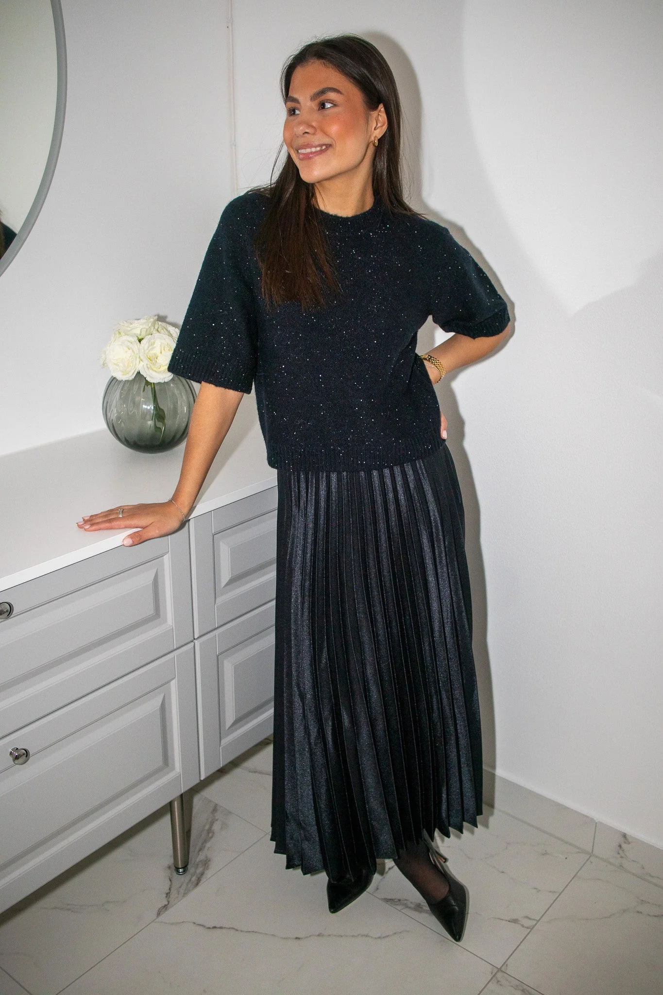 Violetta Skirt Dark Navy - Image 5
