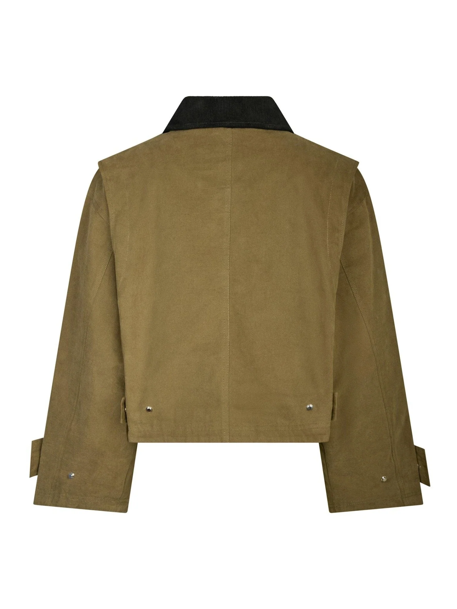Rivera Canvas Boxy Jacket Army - Image 7