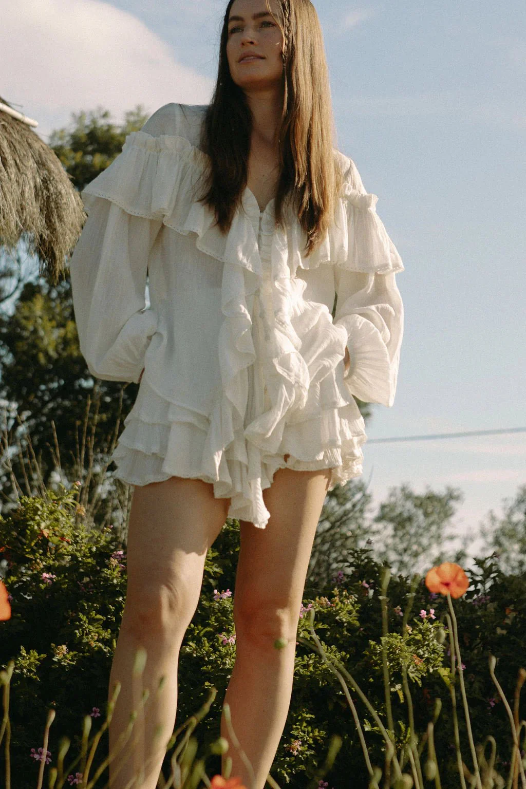 Frill Blouse White - Image 10