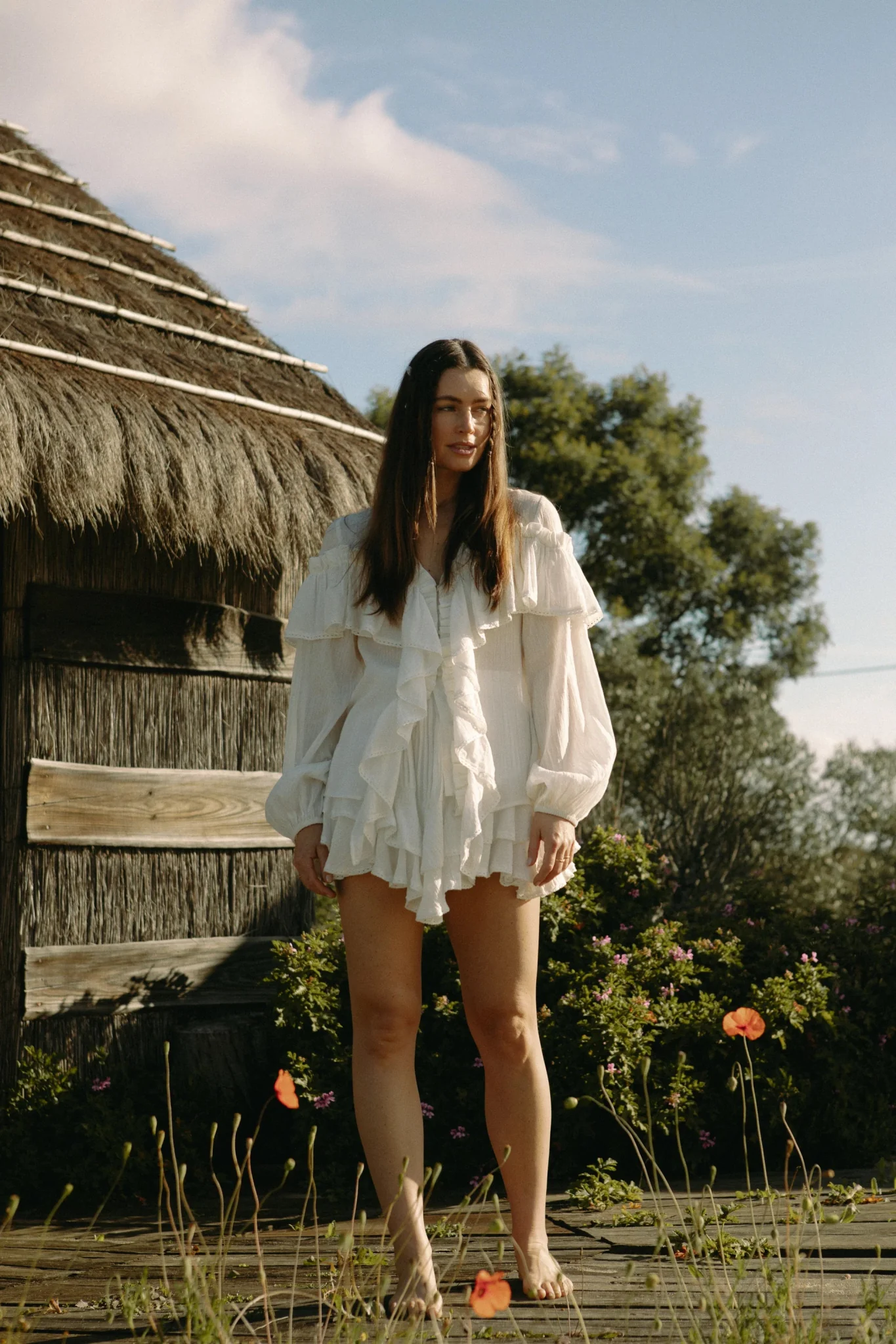Frill Blouse White - Image 11