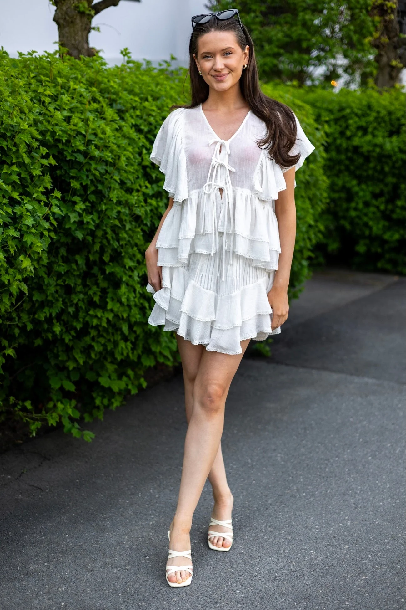 Frill Skirt Shorts Offwhite - Image 6
