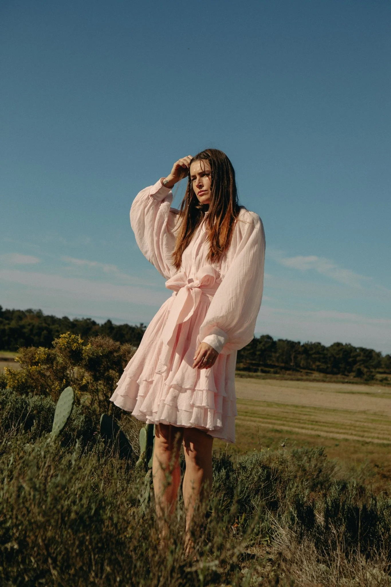 Frill Ranch Dress Light Pink - Image 16