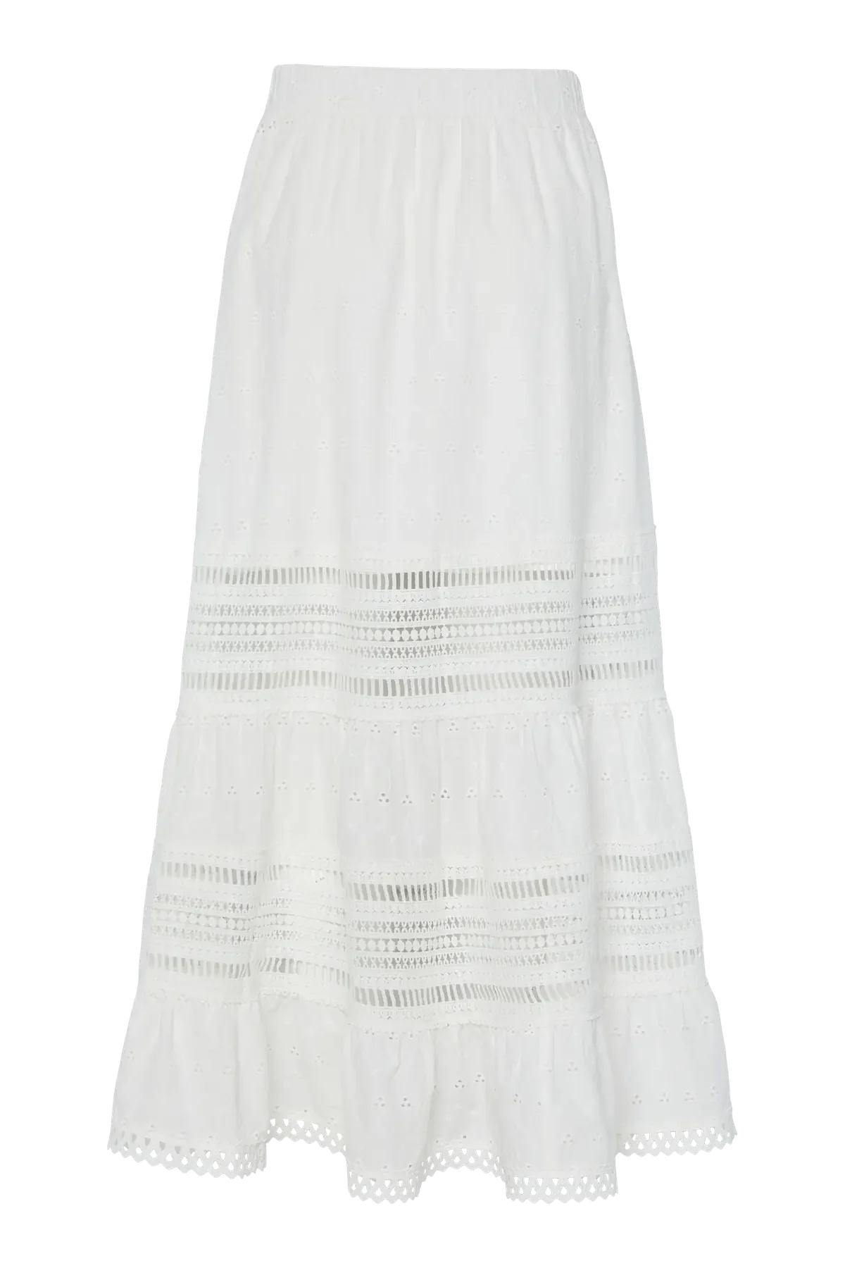 Carmen Hw Long Skirt Star White - Image 5