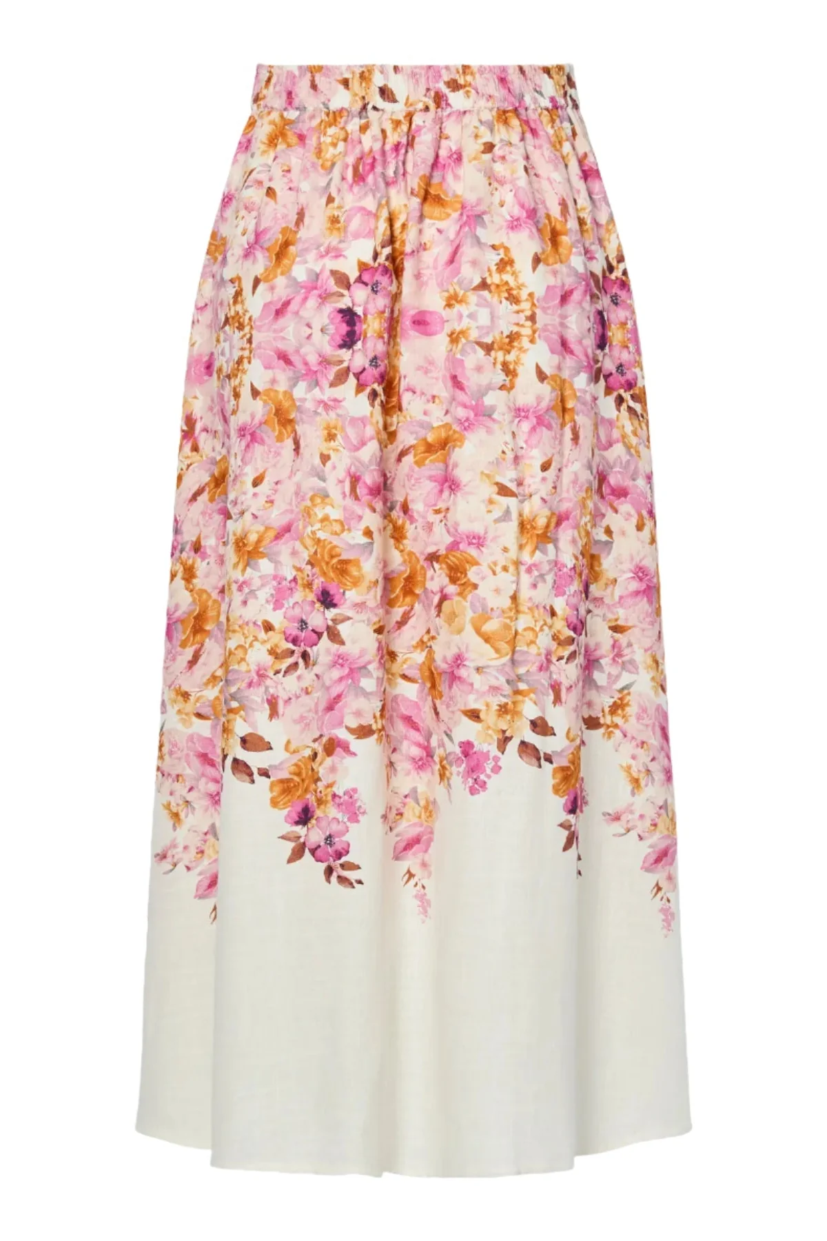 Cleo Hw Long Skirt Birch Cleo Print - Image 10