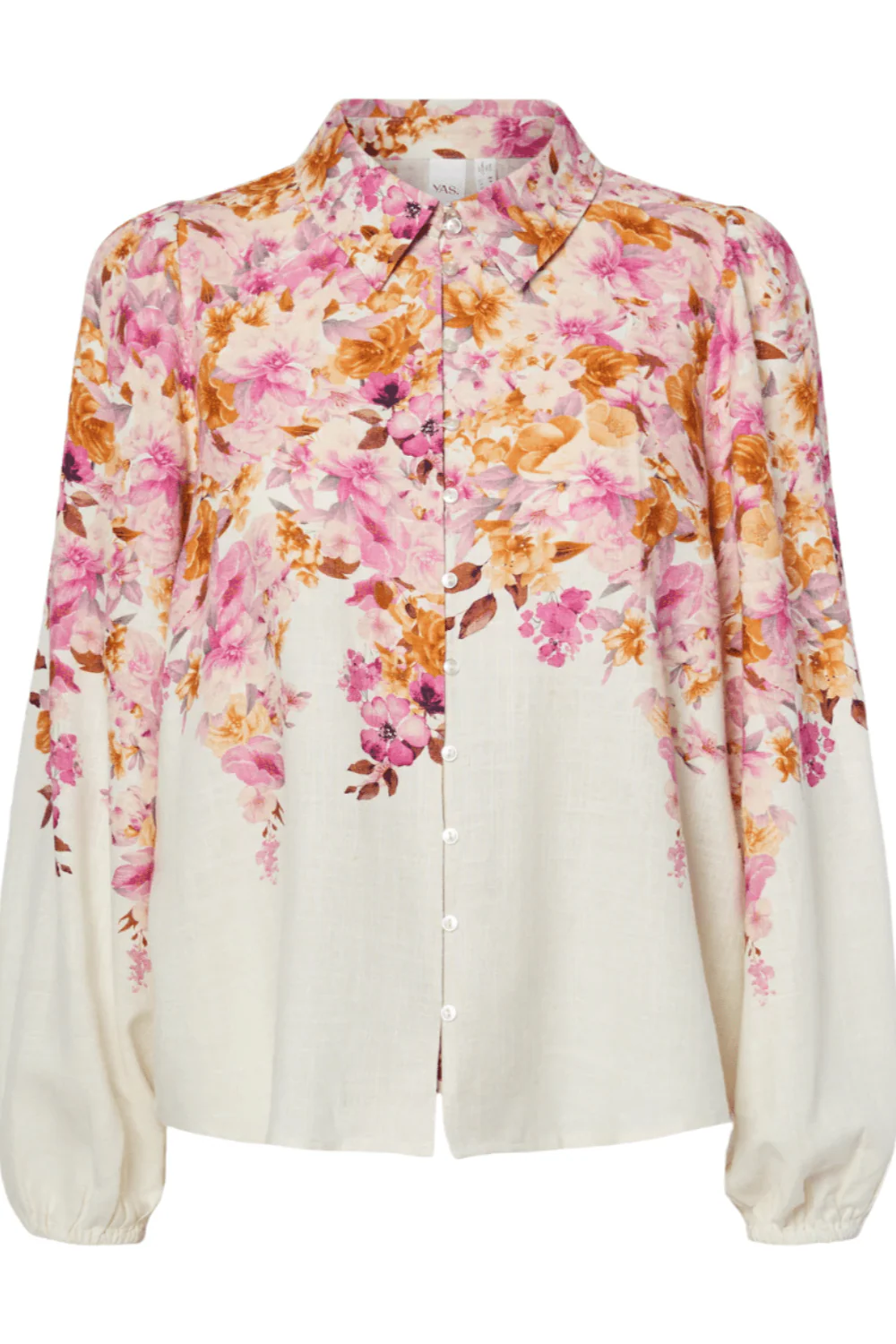 Cleo Ls Shirt Birch Cleo Print - Image 2
