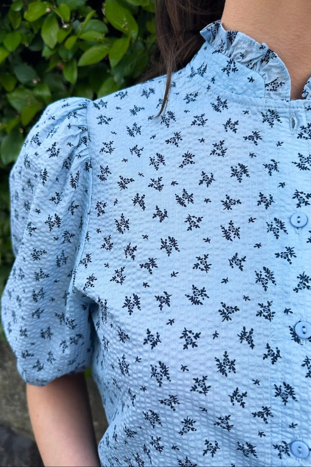 Tiffany Short Sleeve Shirt Blue/Navy - Image 4