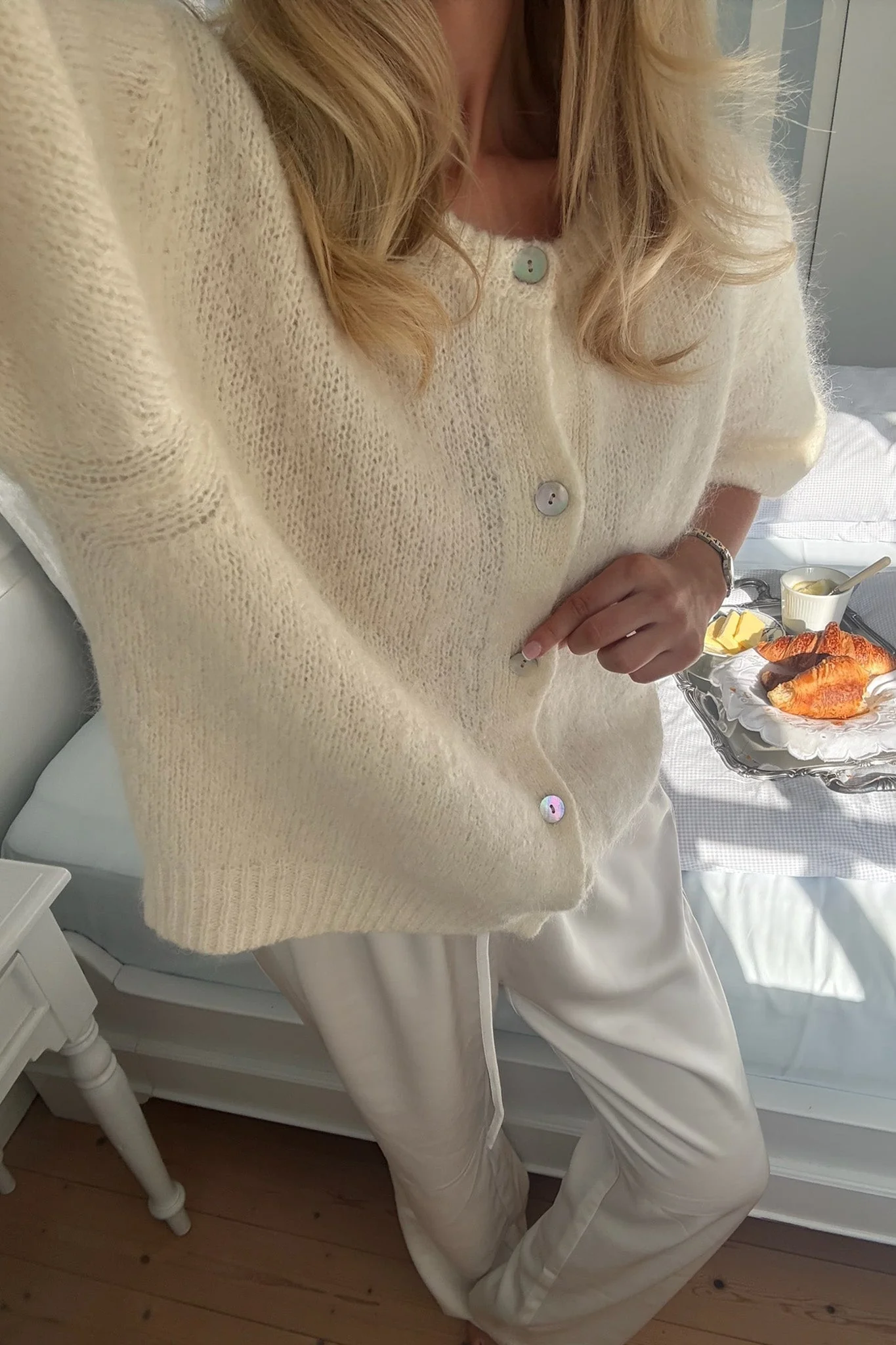 Ida Ss Cardigan White - Image 13