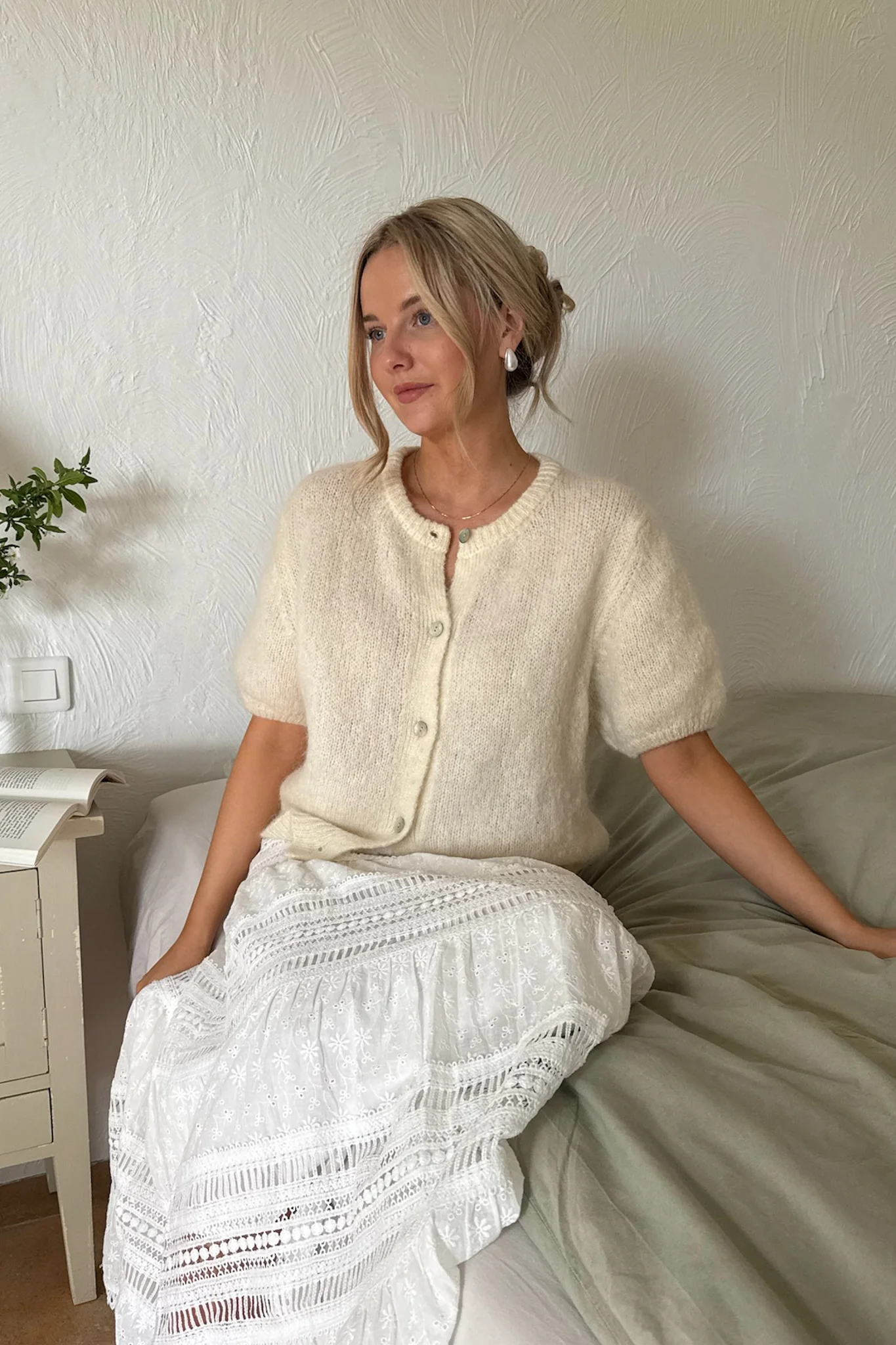 Ida Ss Cardigan White - Image 6