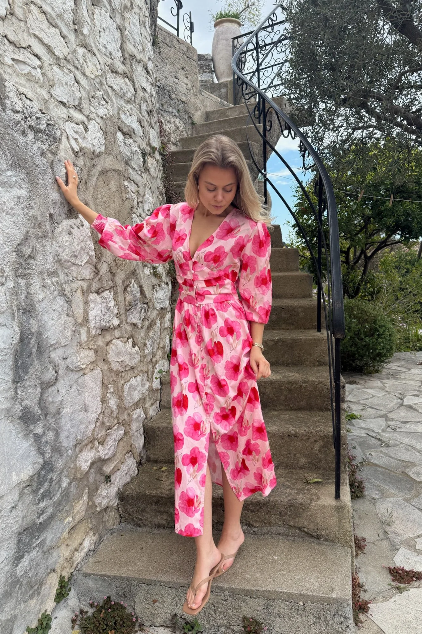 Adel Dress Pink Rose Blush