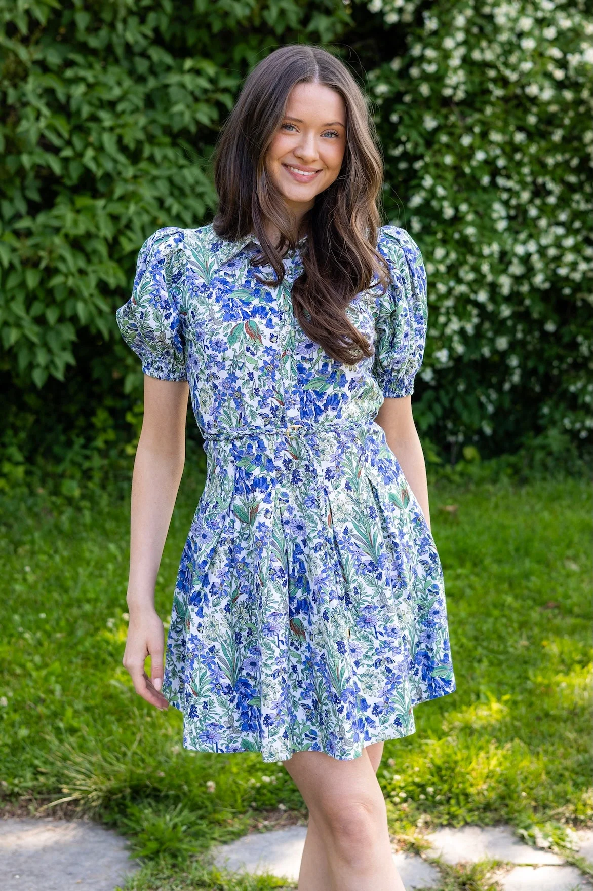 Linen Mini Dress Flora - Image 2