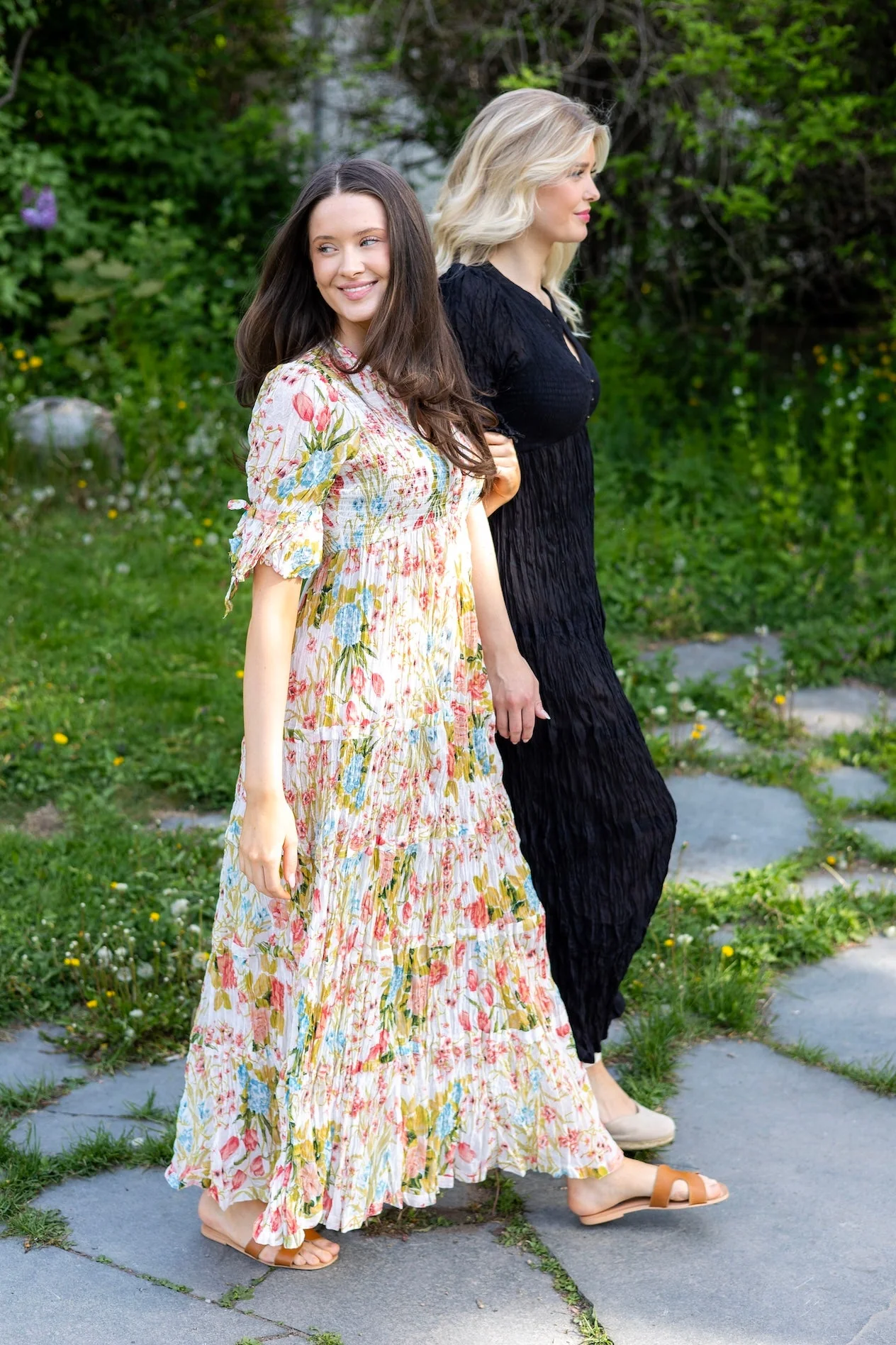 Bohemian Relaxed Dress Flower Field - Image 5