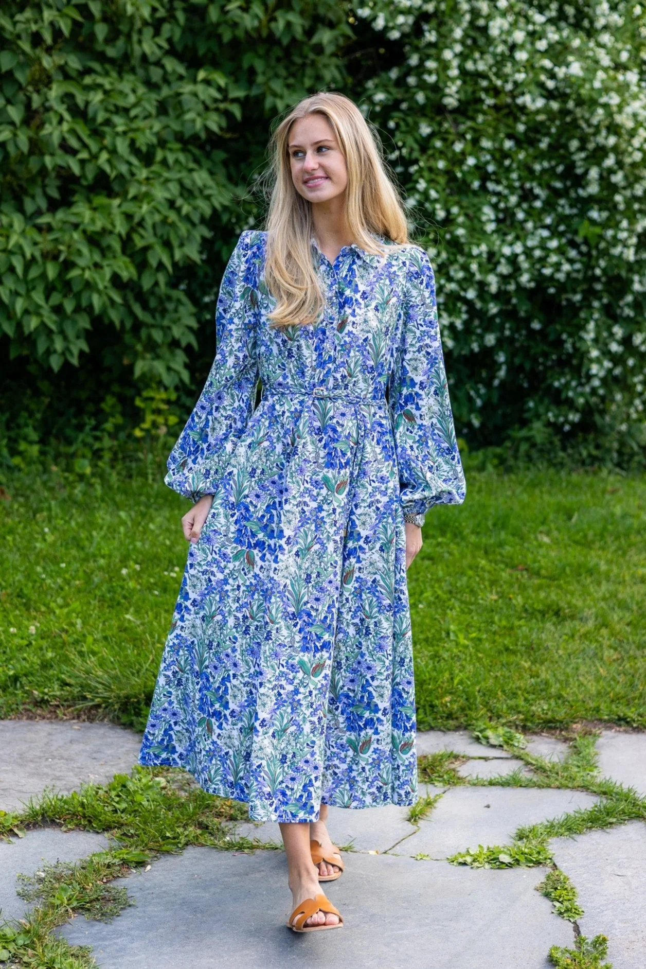 Linen Shirt Dress Flora - Image 2