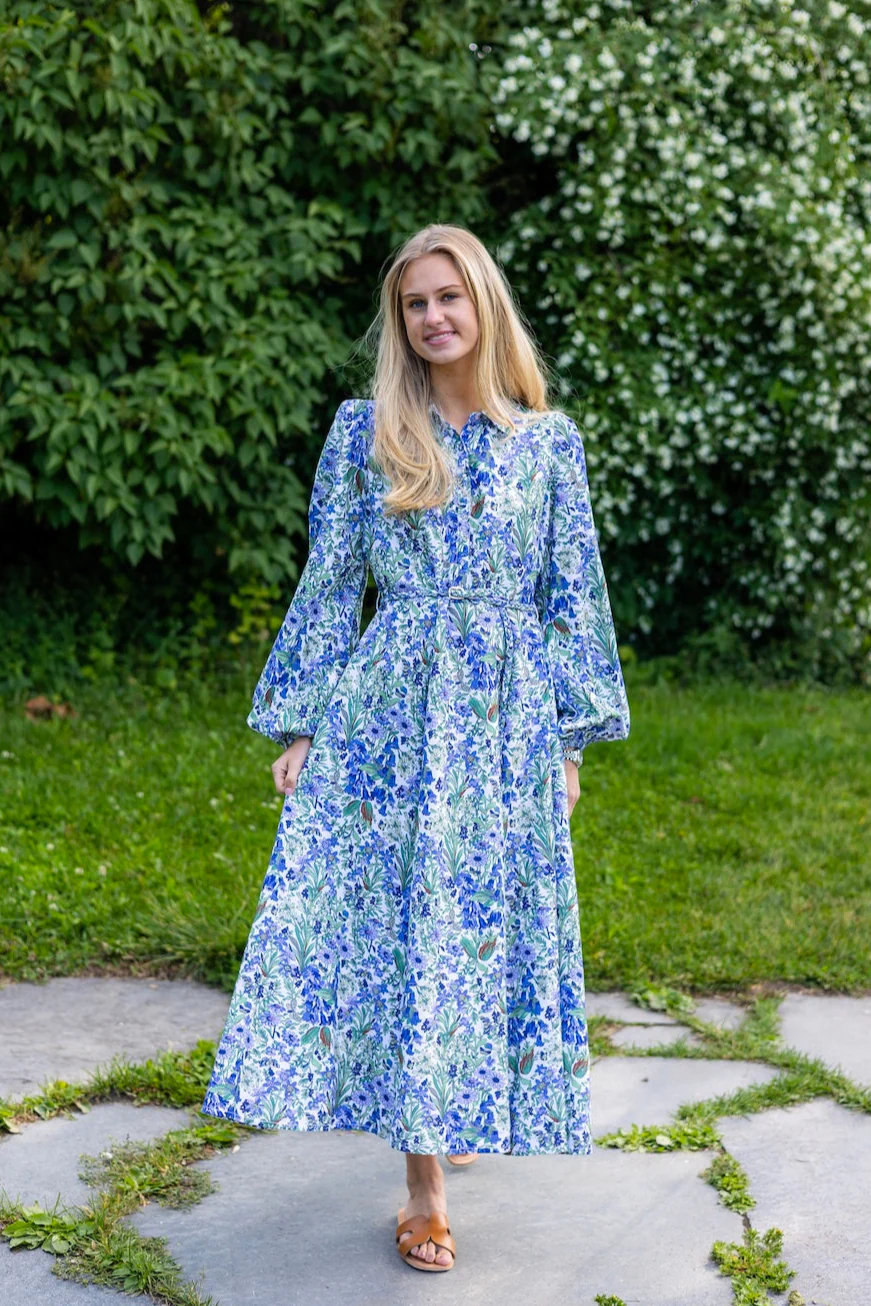Linen Shirt Dress Flora - Image 4