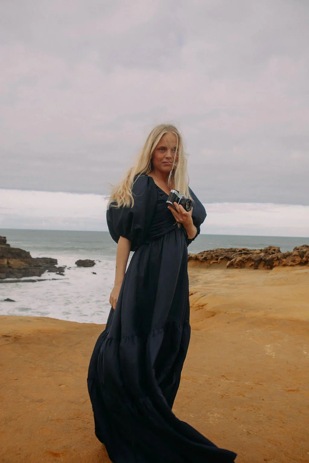 Deep Ocean Maxi Dress Dark Navy - Image 6