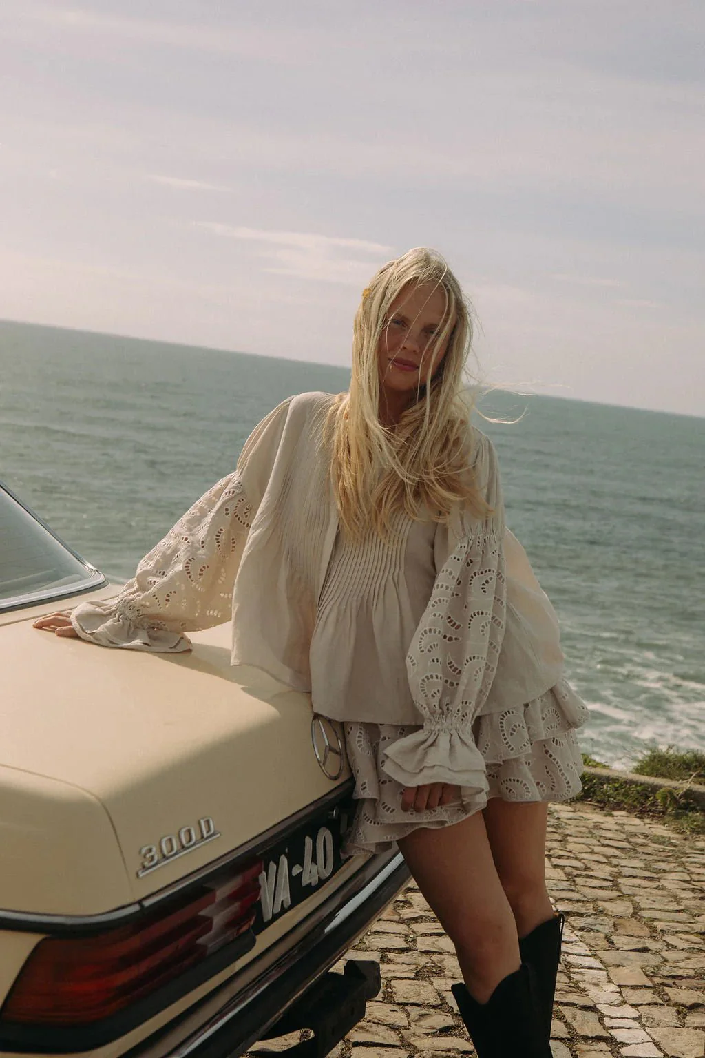 Coco Linen Blouse Lux Pearl - Image 6