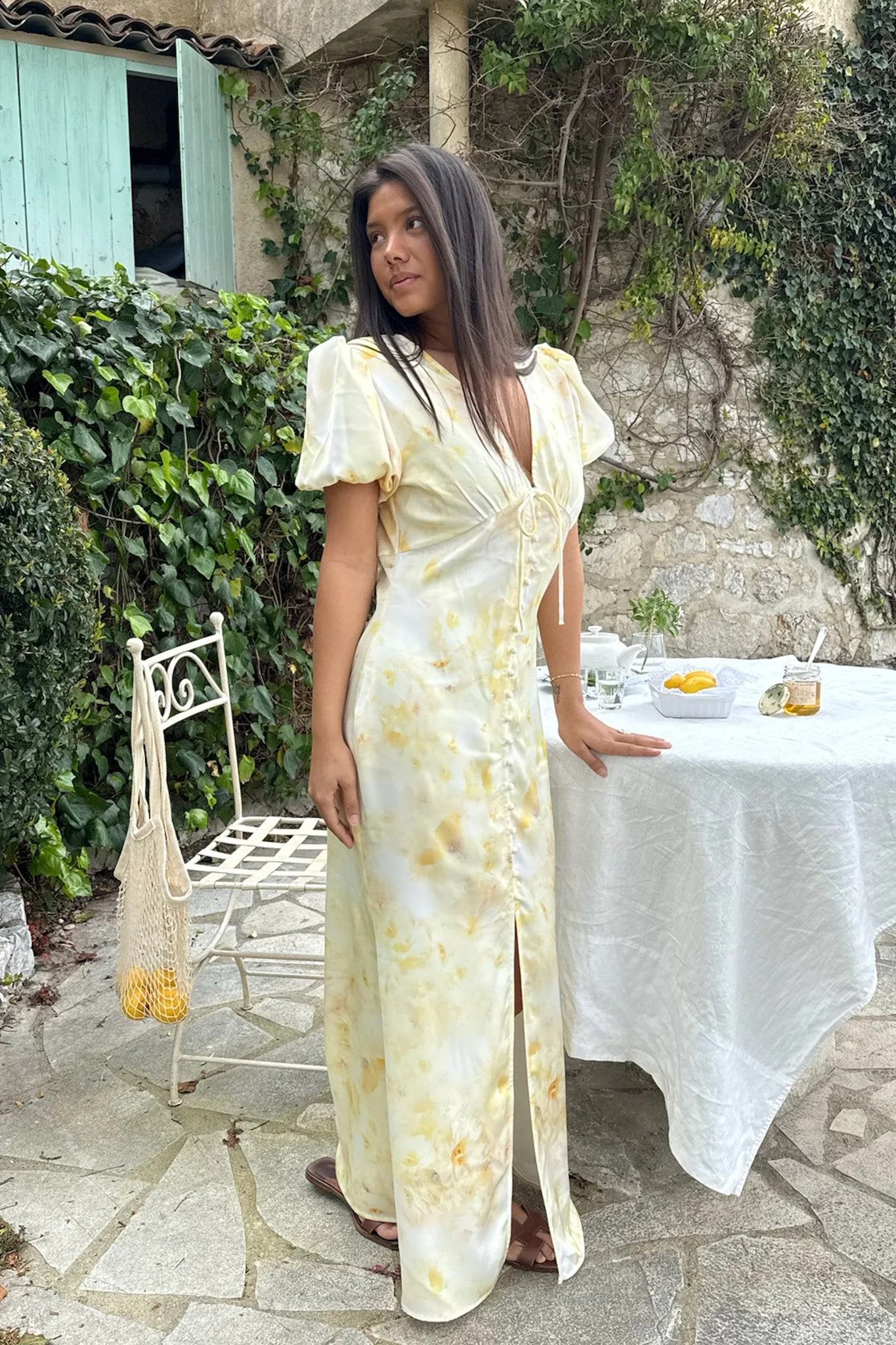 Agneta Long Dress Sunlight Blossom