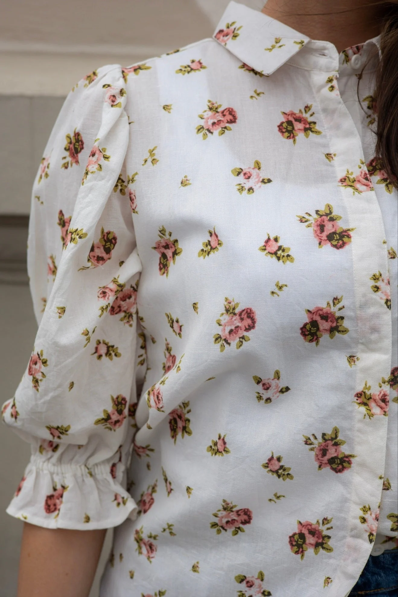 Amy Shirt Rose Linen - Image 8
