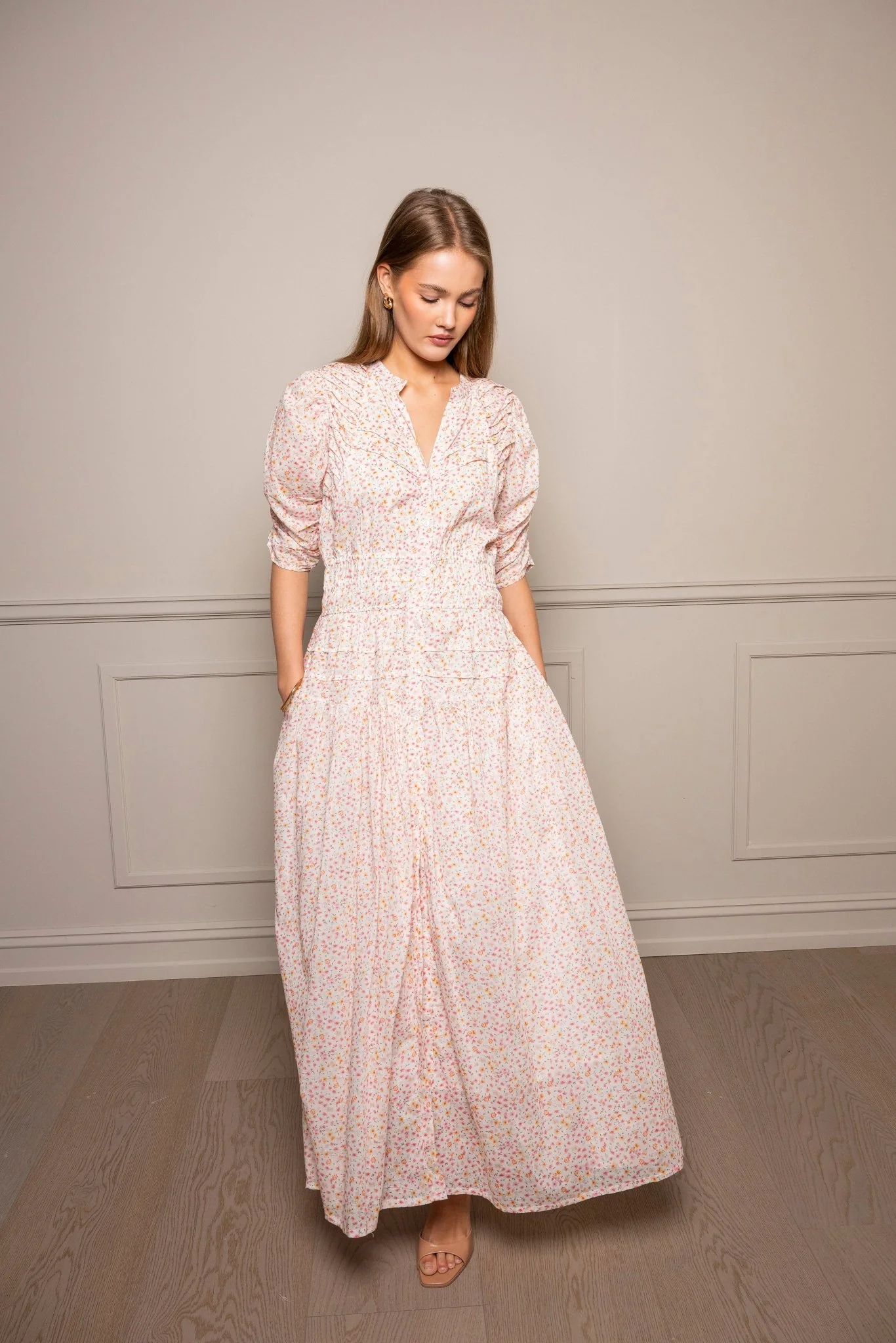 Fabienne Dress Pink Petite - Image 5