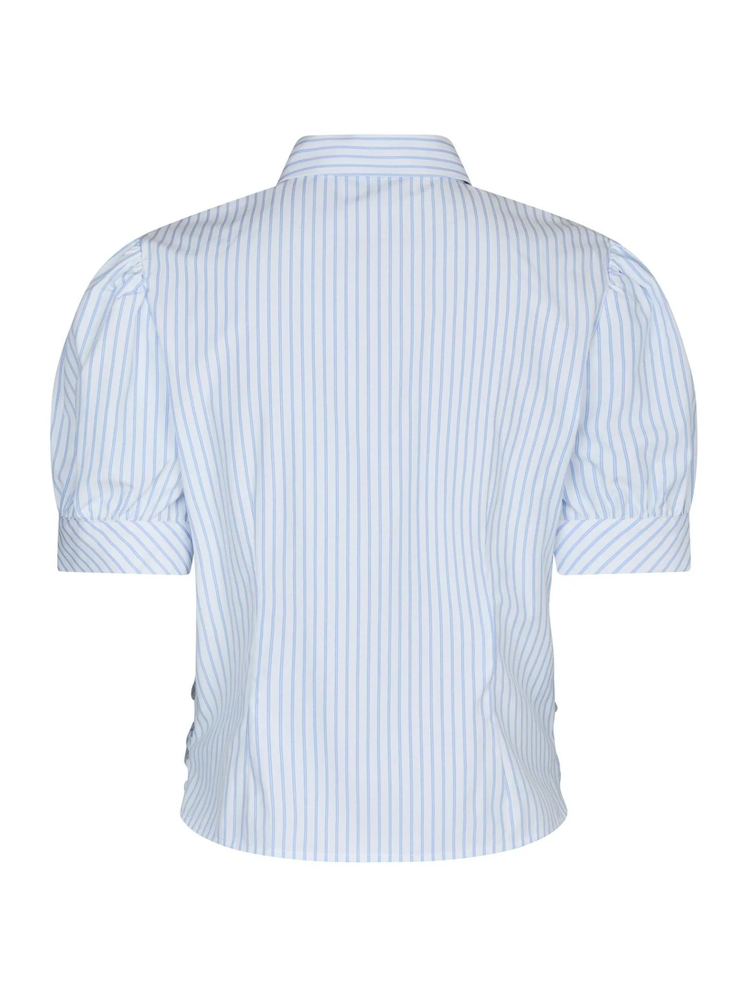 Frannie Stripe Shirt White/Light Blue - Image 6