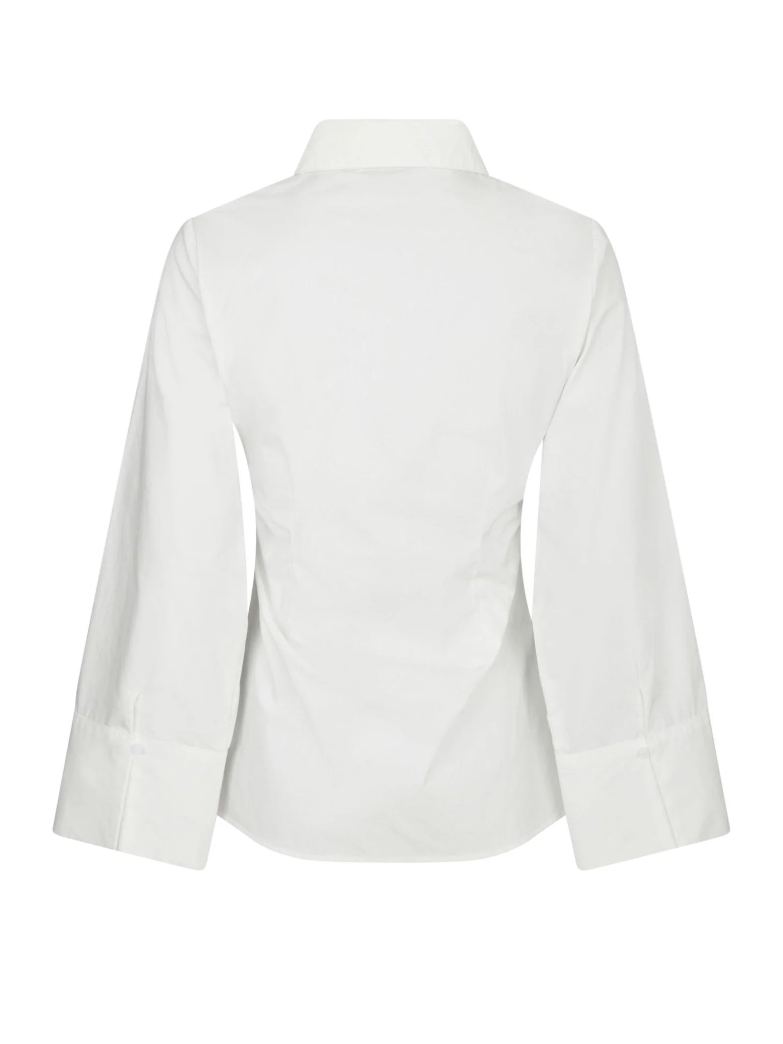 Caroli Poplin Shirt White - Image 8