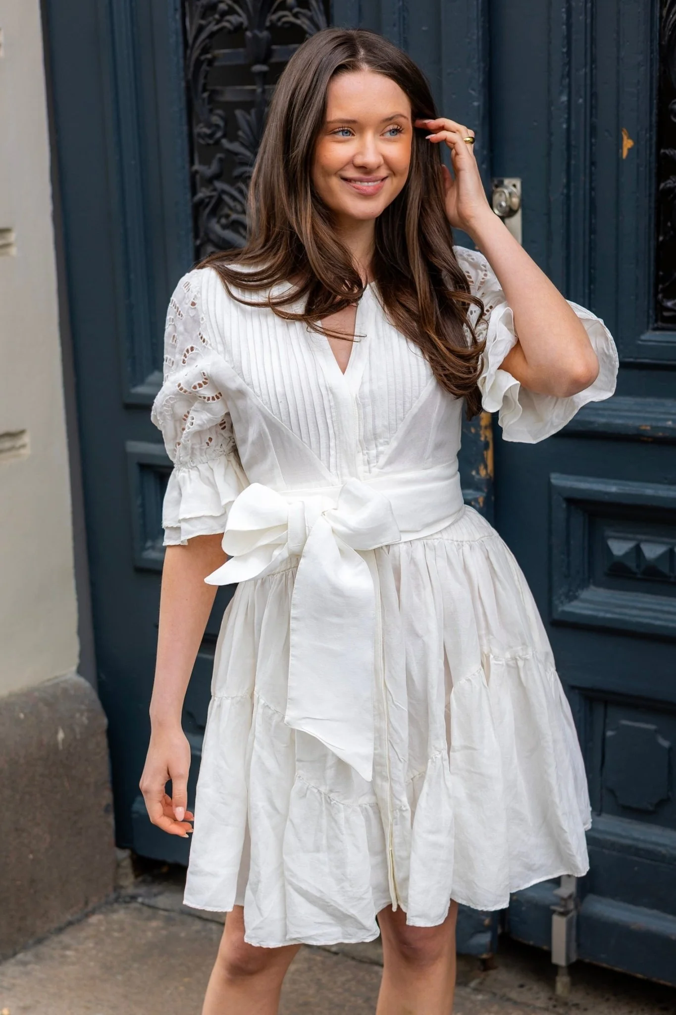 Coco Short Dress Offwhite - Image 4