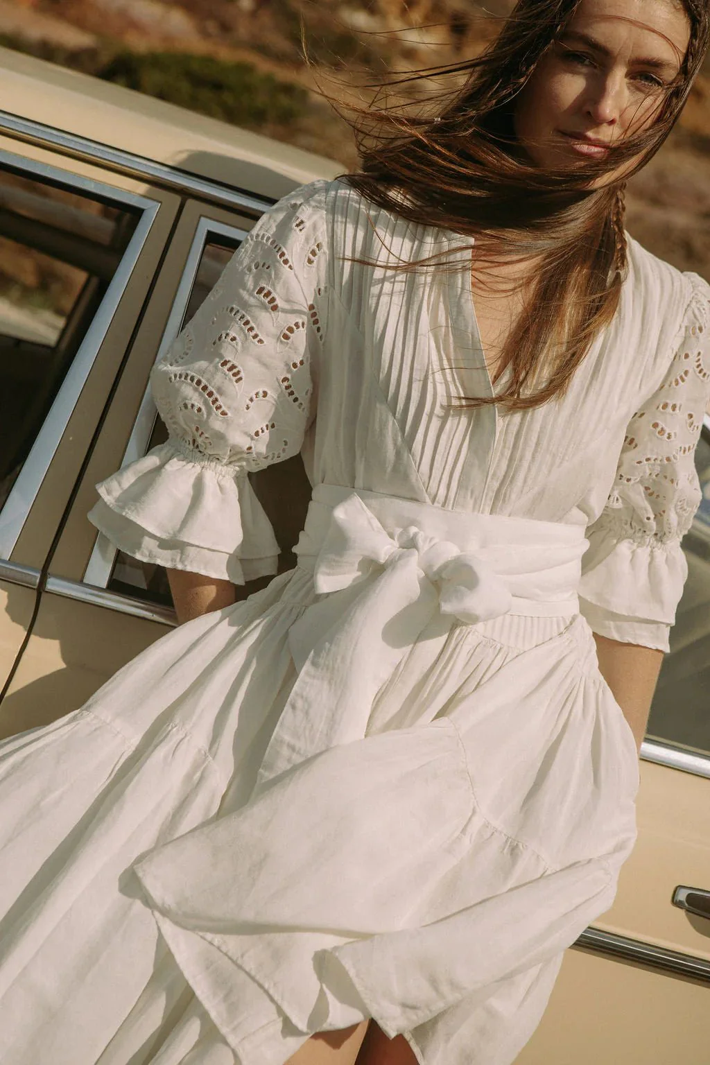 Coco Short Dress Offwhite - Image 7