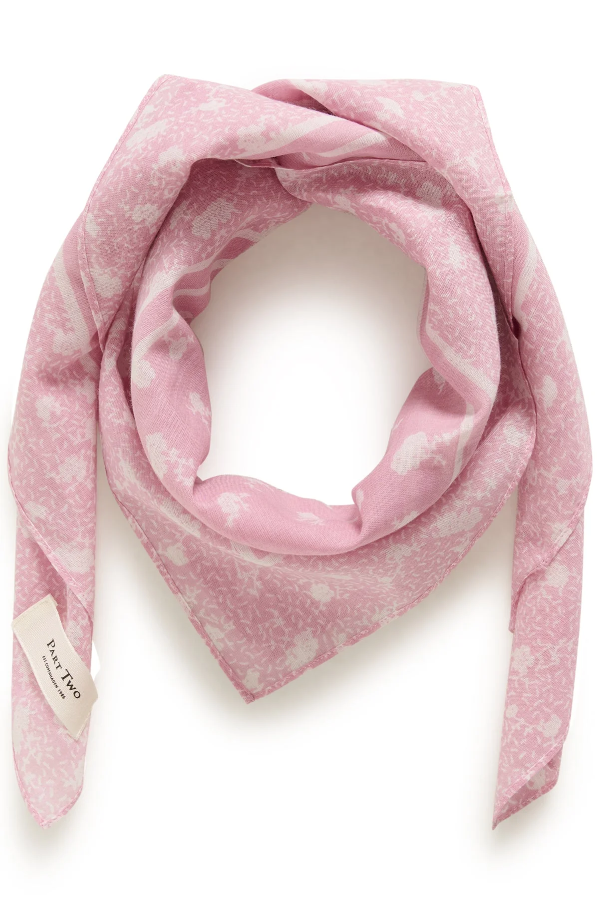 Phi Scarf Orchid Smoke Fragile Print