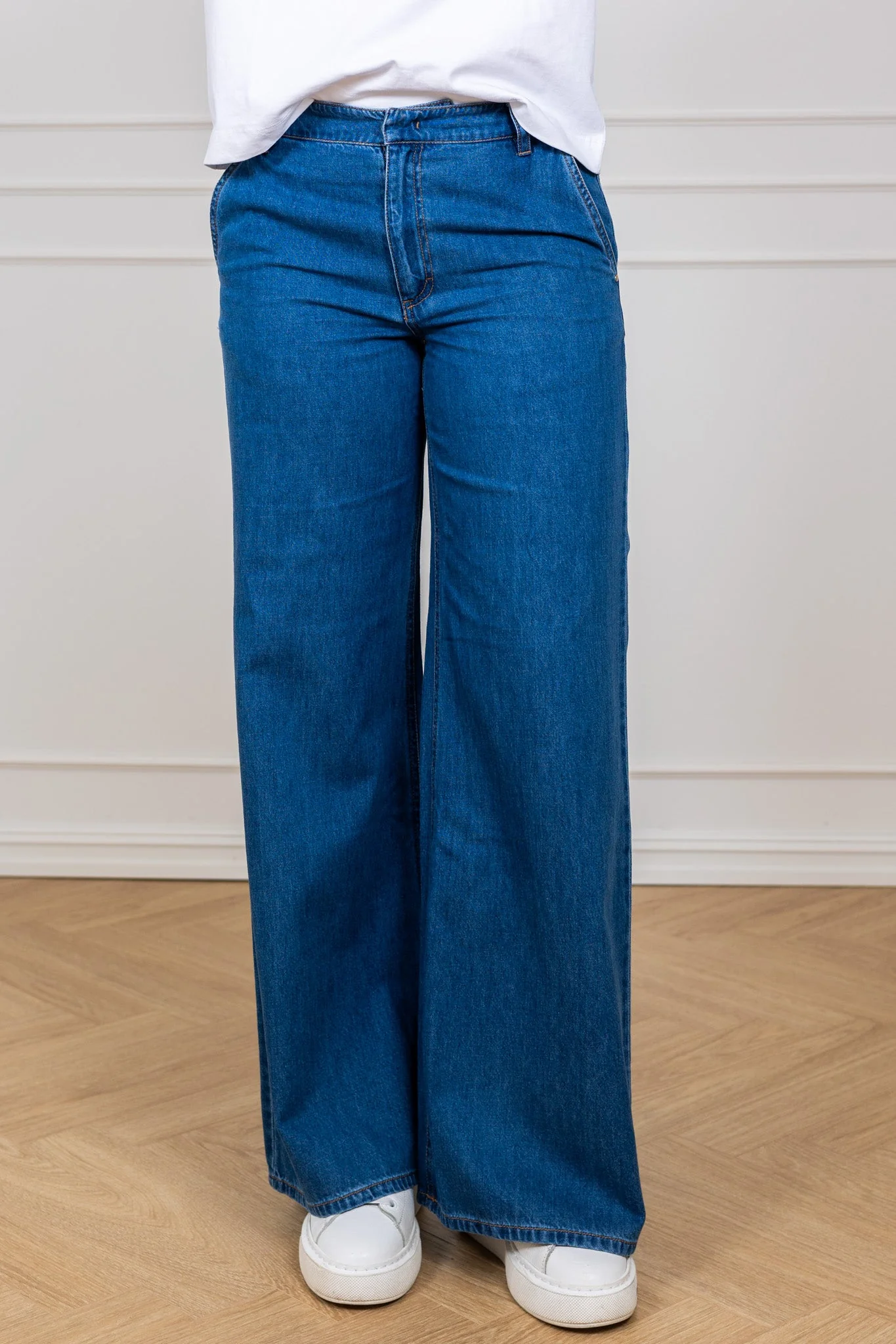 Safinas Pants Medium Blue Denim