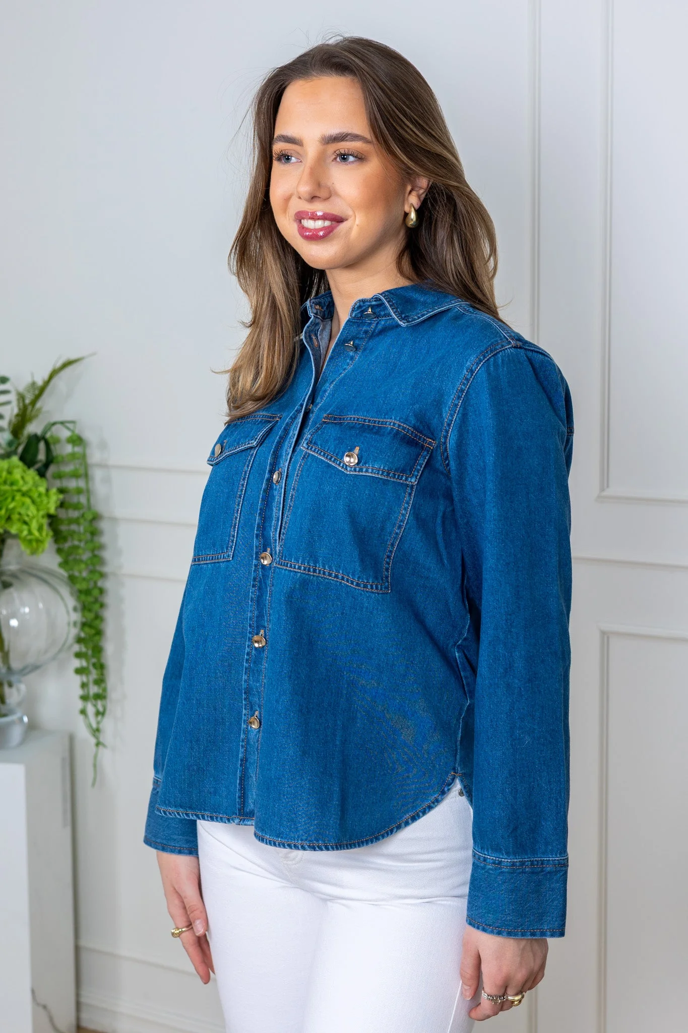 Payas Shirt Medium Blue Denim - Image 7