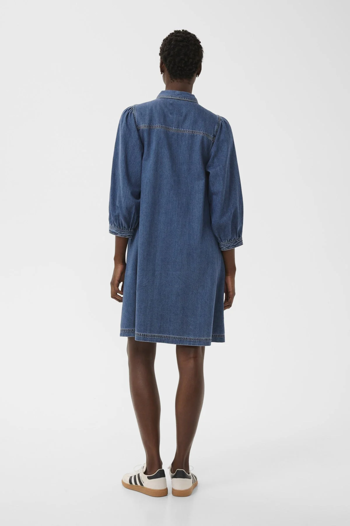 Eleinar Dress Medium Blue Denim - Image 8