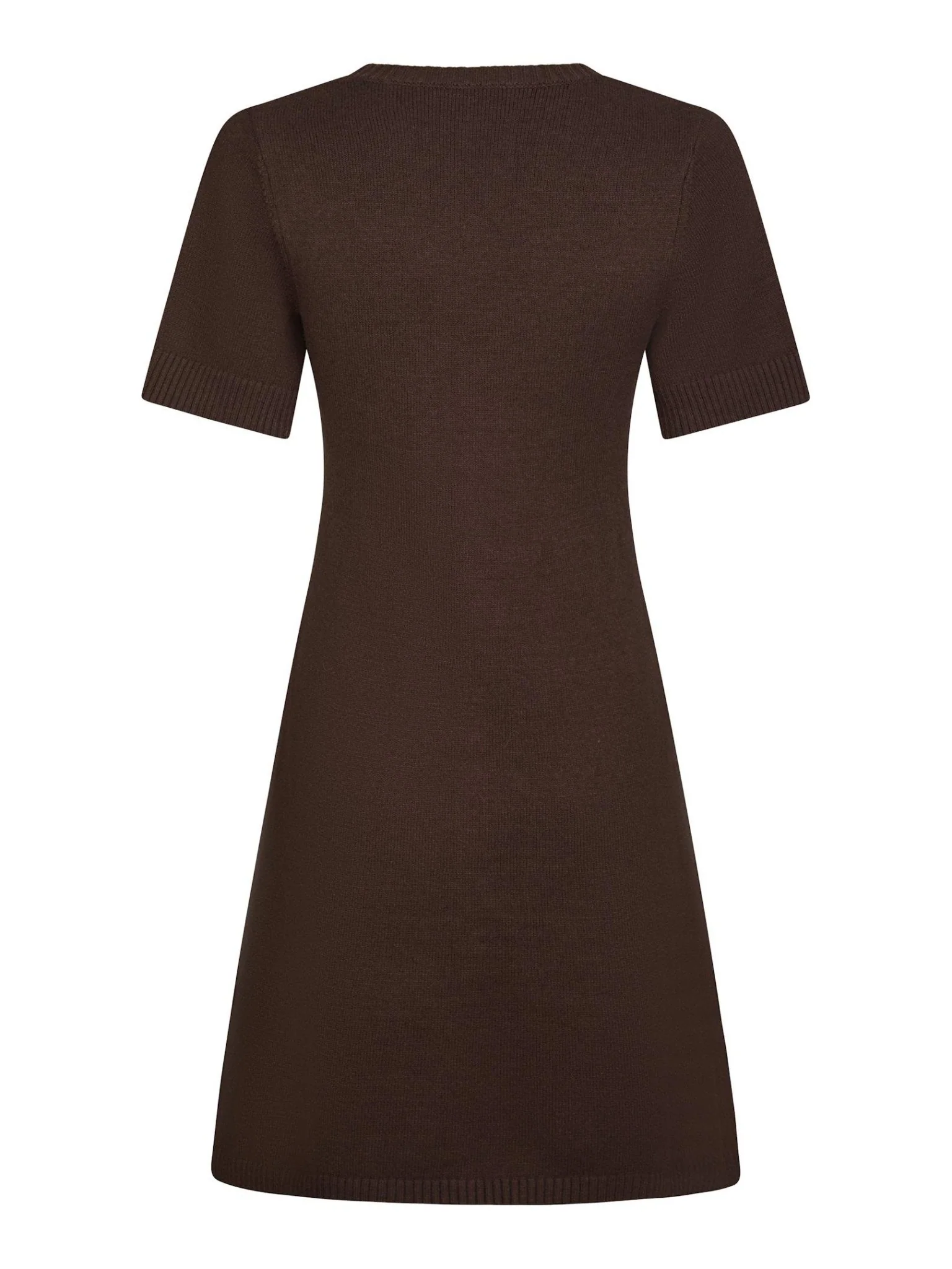 Elise Knit Dress Brown - Image 13