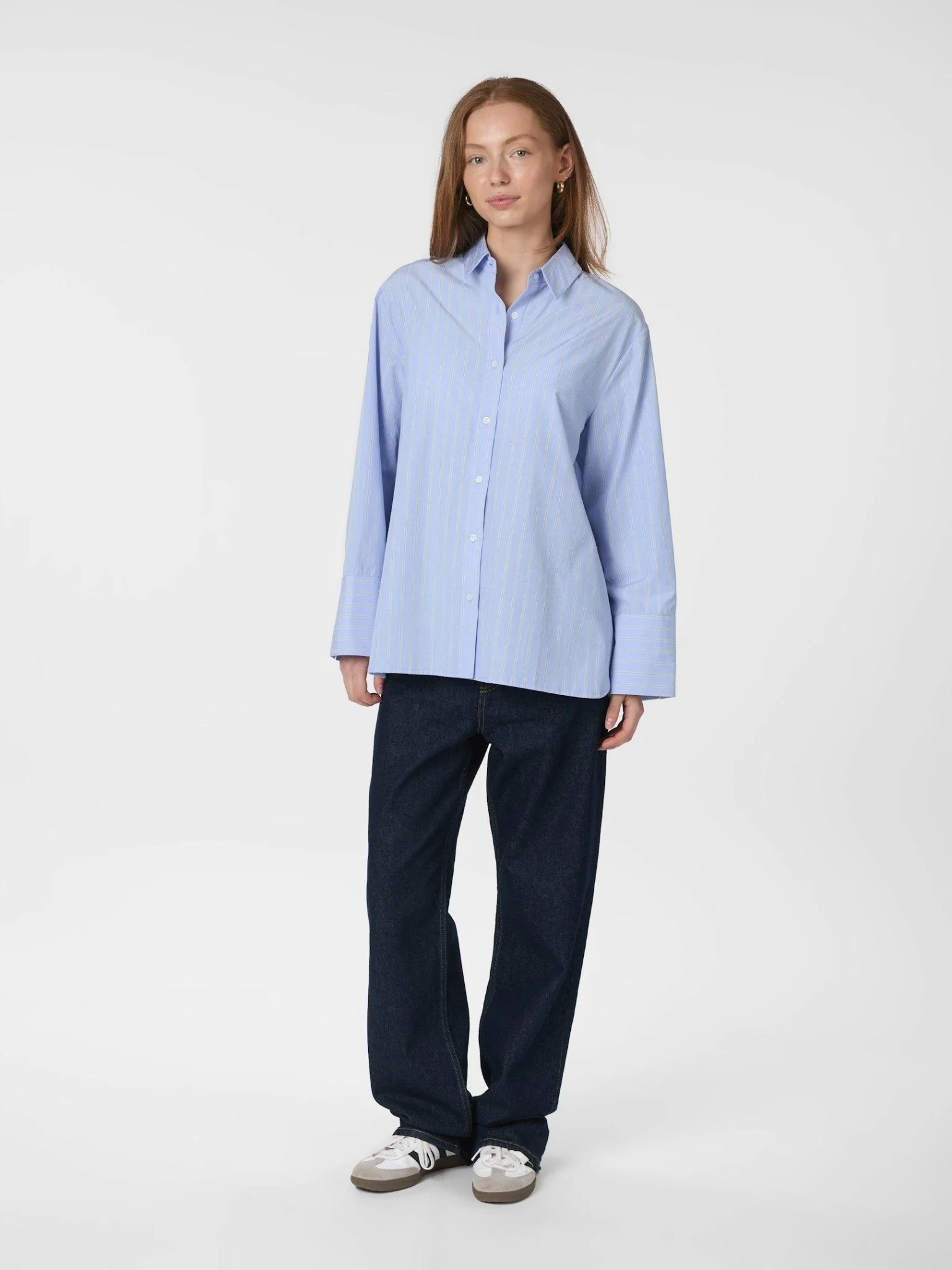 Dita Twin Stripe Shirt Light Blue - Image 5