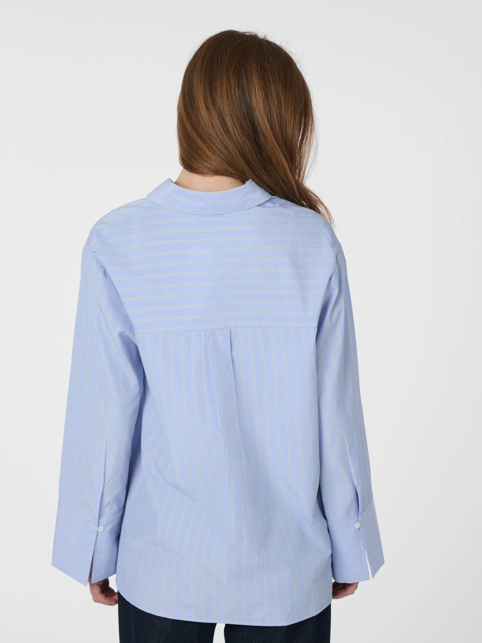 Dita Twin Stripe Shirt Light Blue - Image 8